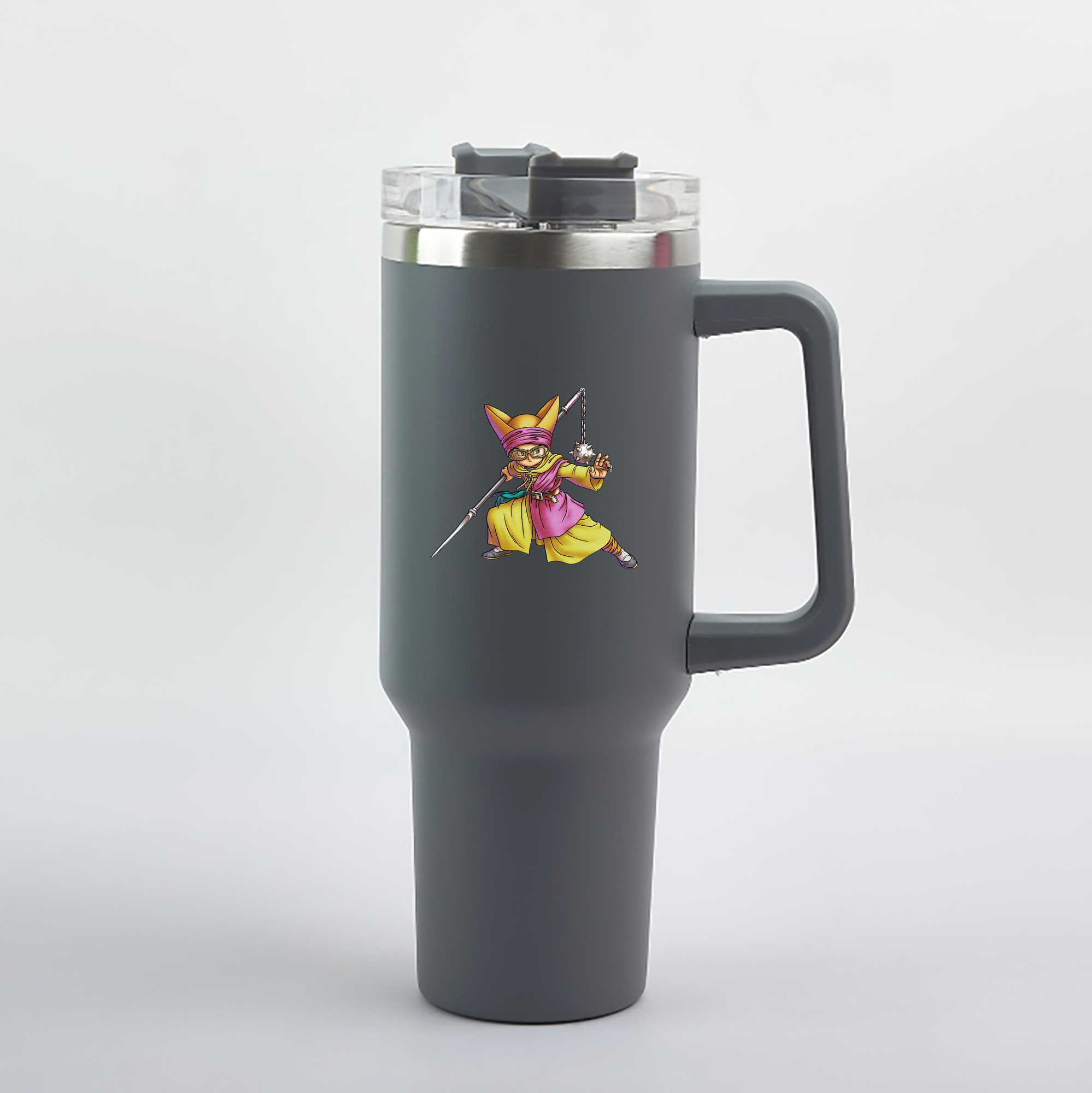 （画像用） ドラゴンクエスト Doragon Kuesuto Dragon Quest 1200mL車用タンブラー（カラープリント）