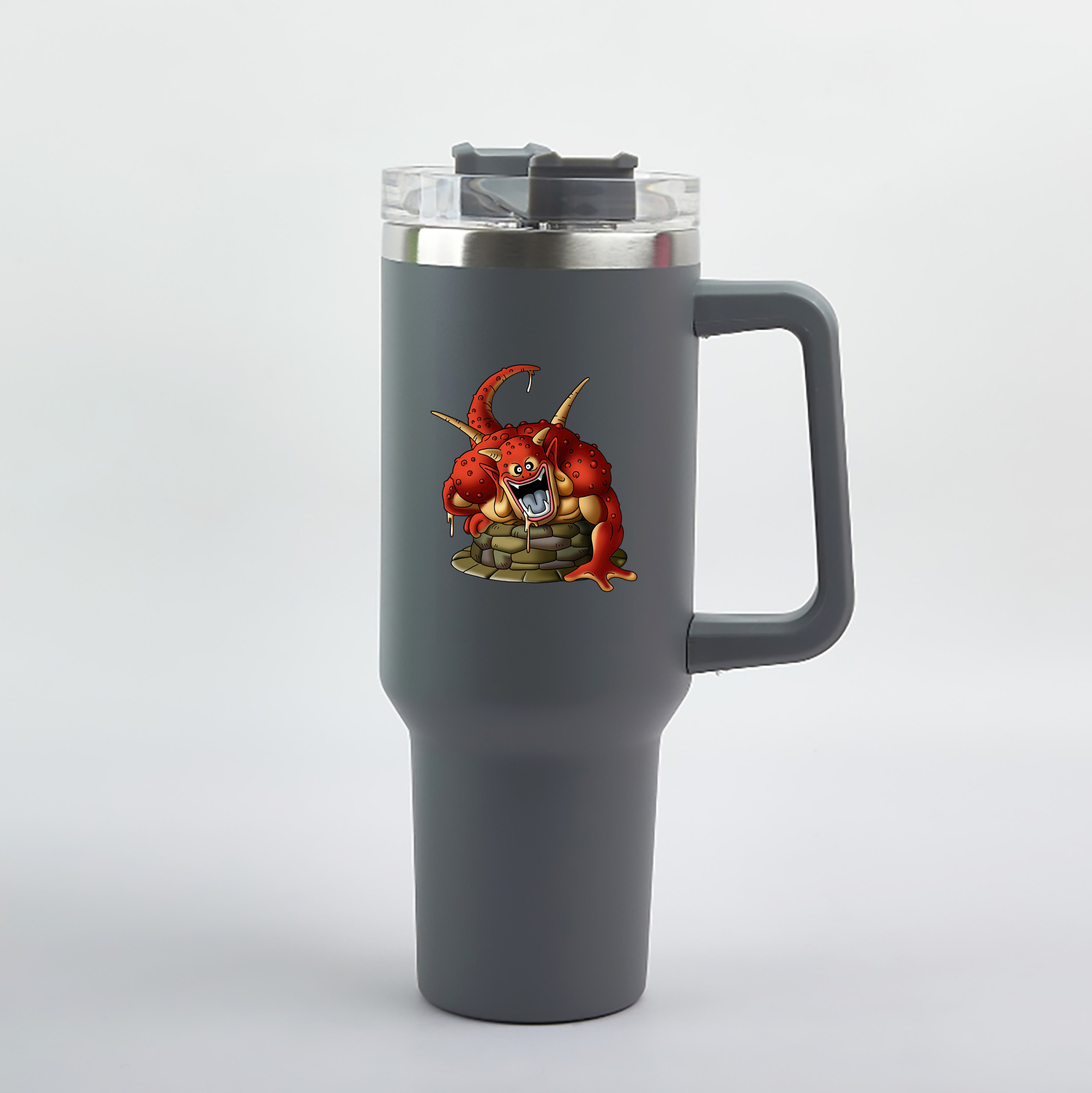 （画像用） ドラゴンクエスト Doragon Kuesuto Dragon Quest 1200mL車用タンブラー（カラープリント）