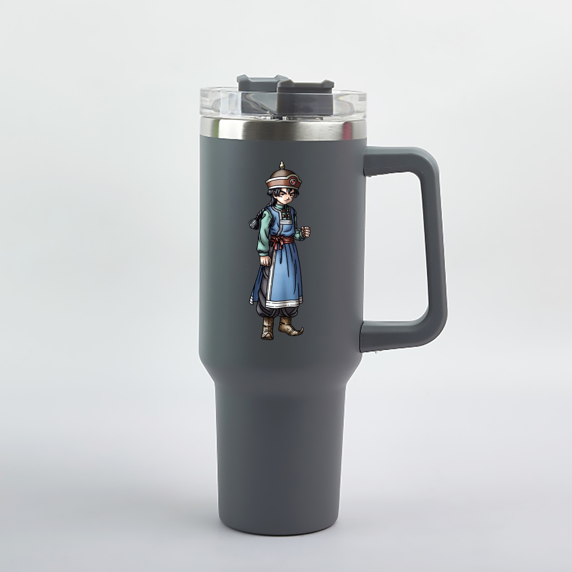 （画像用） ドラゴンクエスト Doragon Kuesuto Dragon Quest 1200mL車用タンブラー（カラープリント）