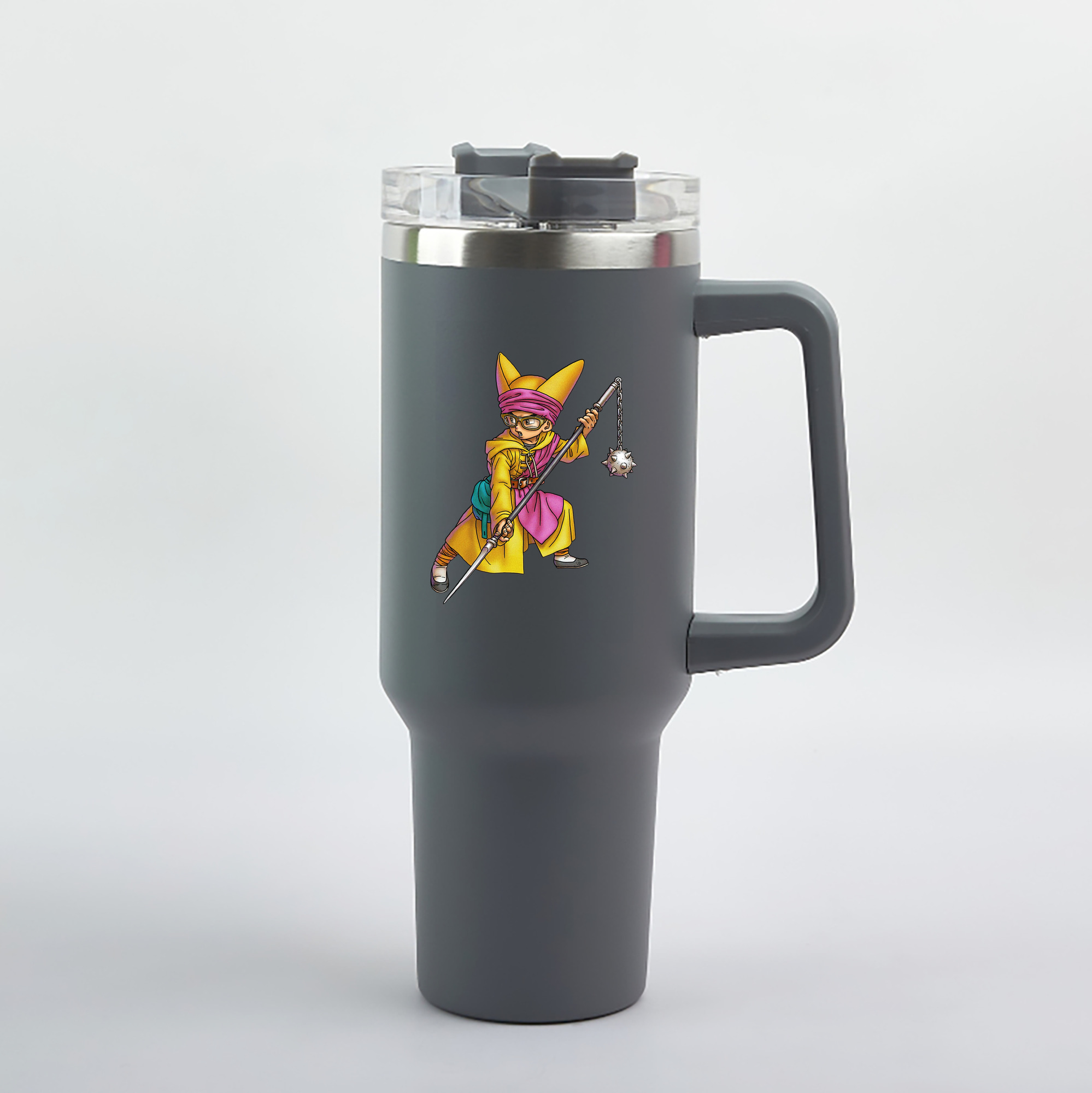 （画像用） ドラゴンクエスト Doragon Kuesuto Dragon Quest 1200mL車用タンブラー（カラープリント）