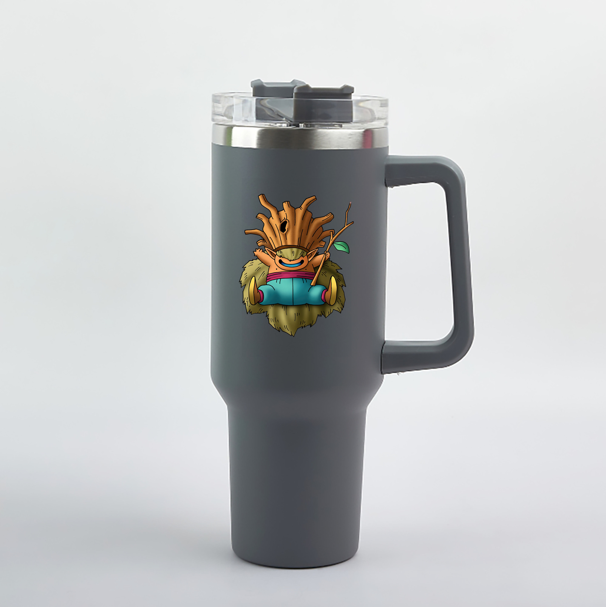 （画像用） ドラゴンクエスト Doragon Kuesuto Dragon Quest 1200mL車用タンブラー（カラープリント）