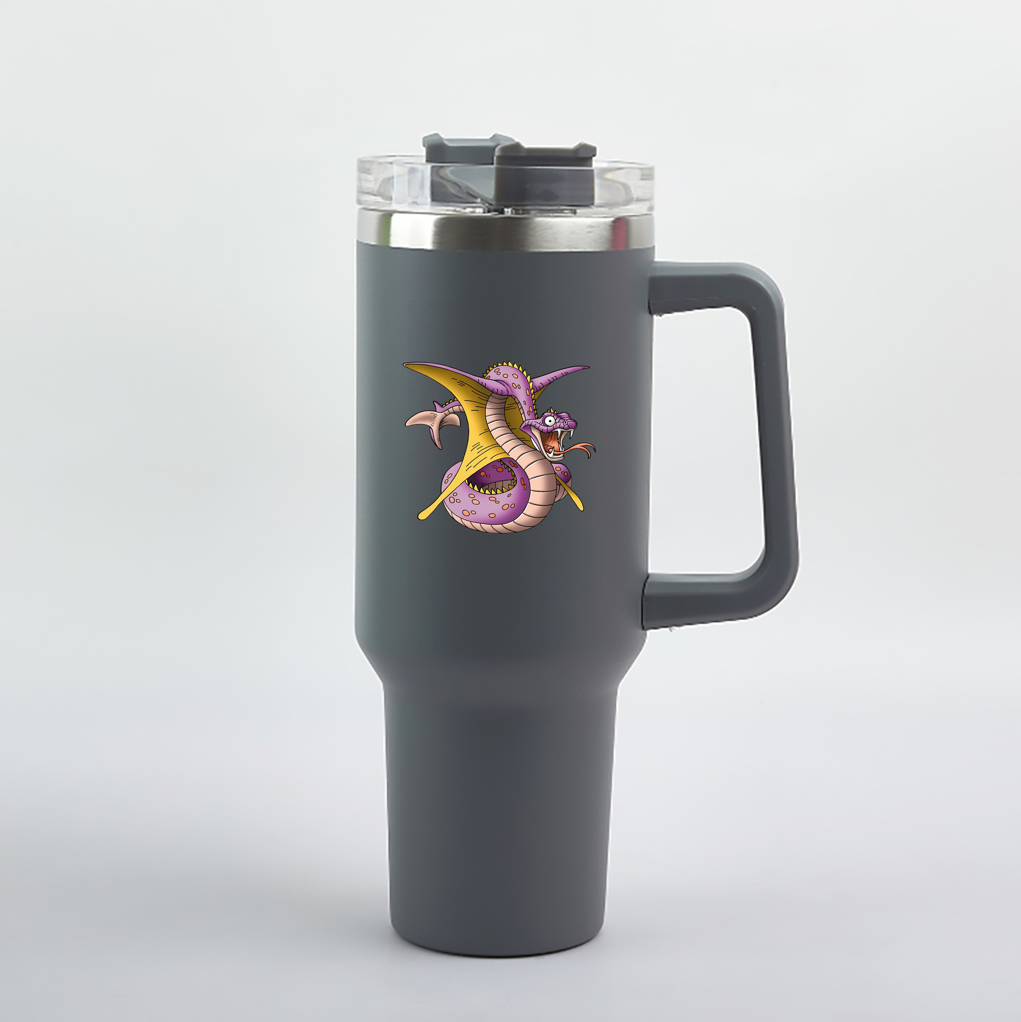 （画像用） ドラゴンクエスト Doragon Kuesuto Dragon Quest 1200mL車用タンブラー（カラープリント）