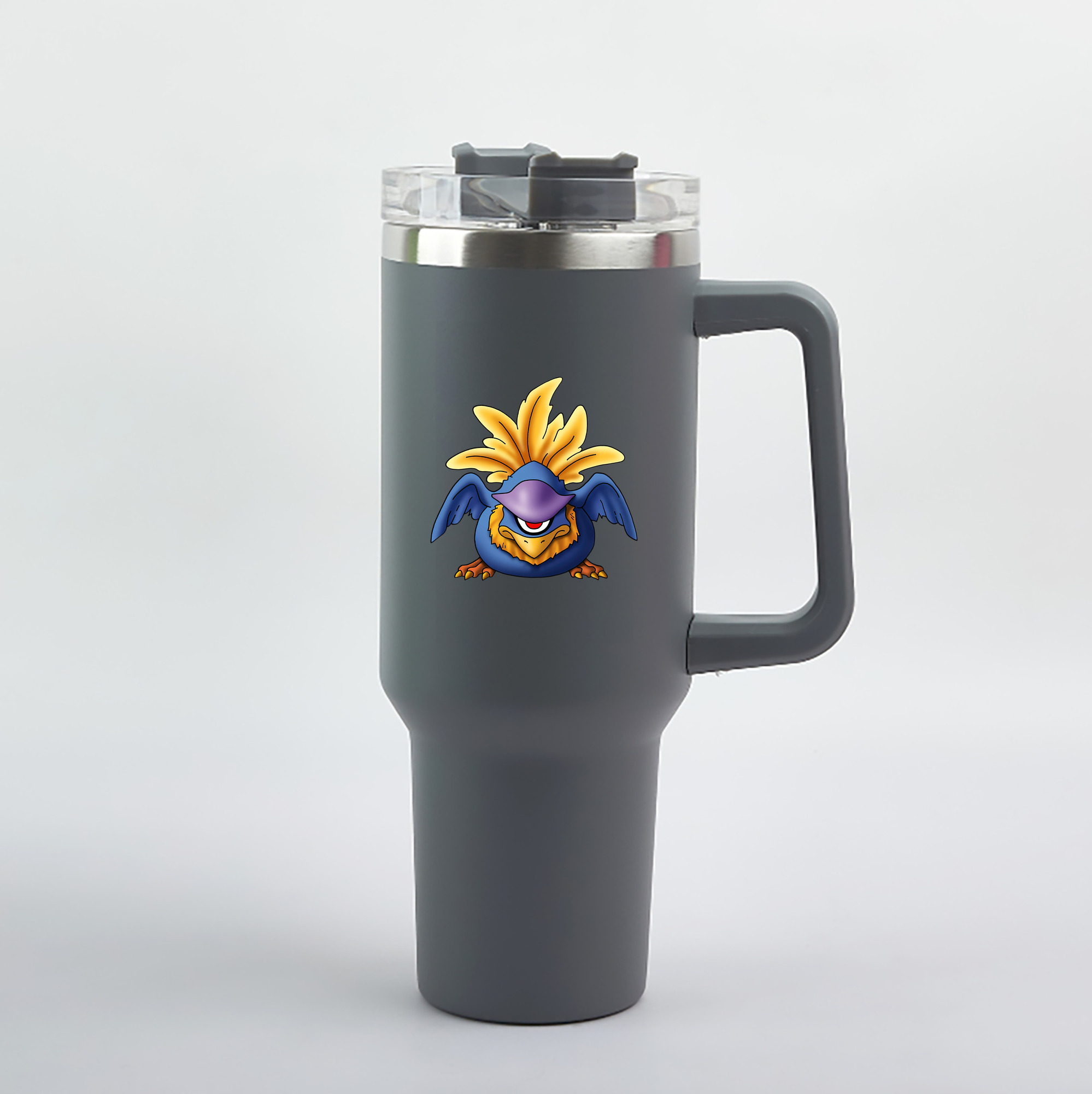 （画像用） ドラゴンクエスト Doragon Kuesuto Dragon Quest 1200mL車用タンブラー（カラープリント）