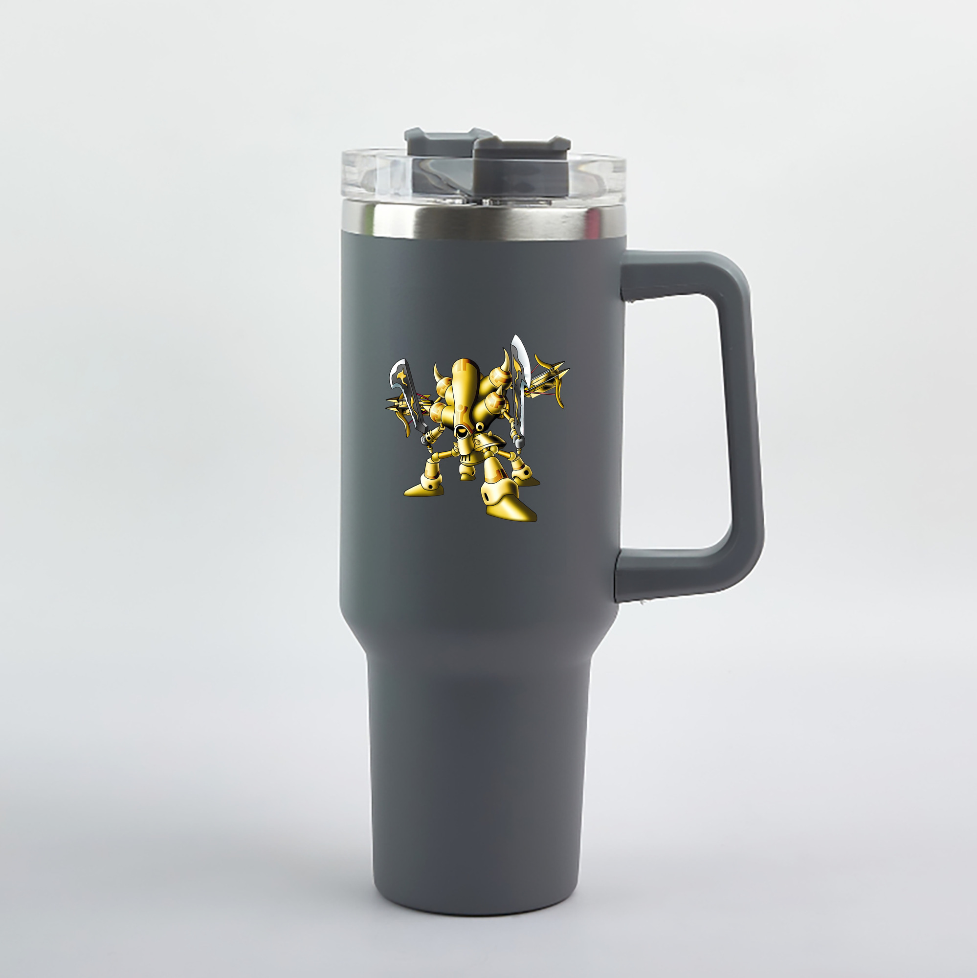 （画像用） ドラゴンクエスト Doragon Kuesuto Dragon Quest 1200mL車用タンブラー（カラープリント）