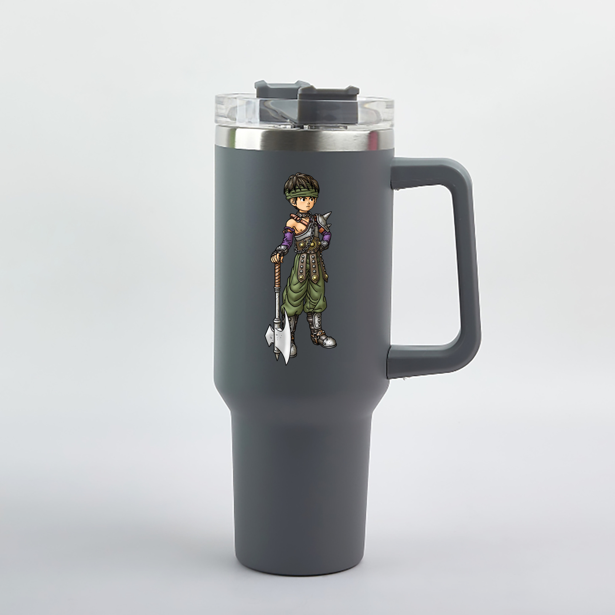 （画像用） ドラゴンクエスト Doragon Kuesuto Dragon Quest 1200mL車用タンブラー（カラープリント）
