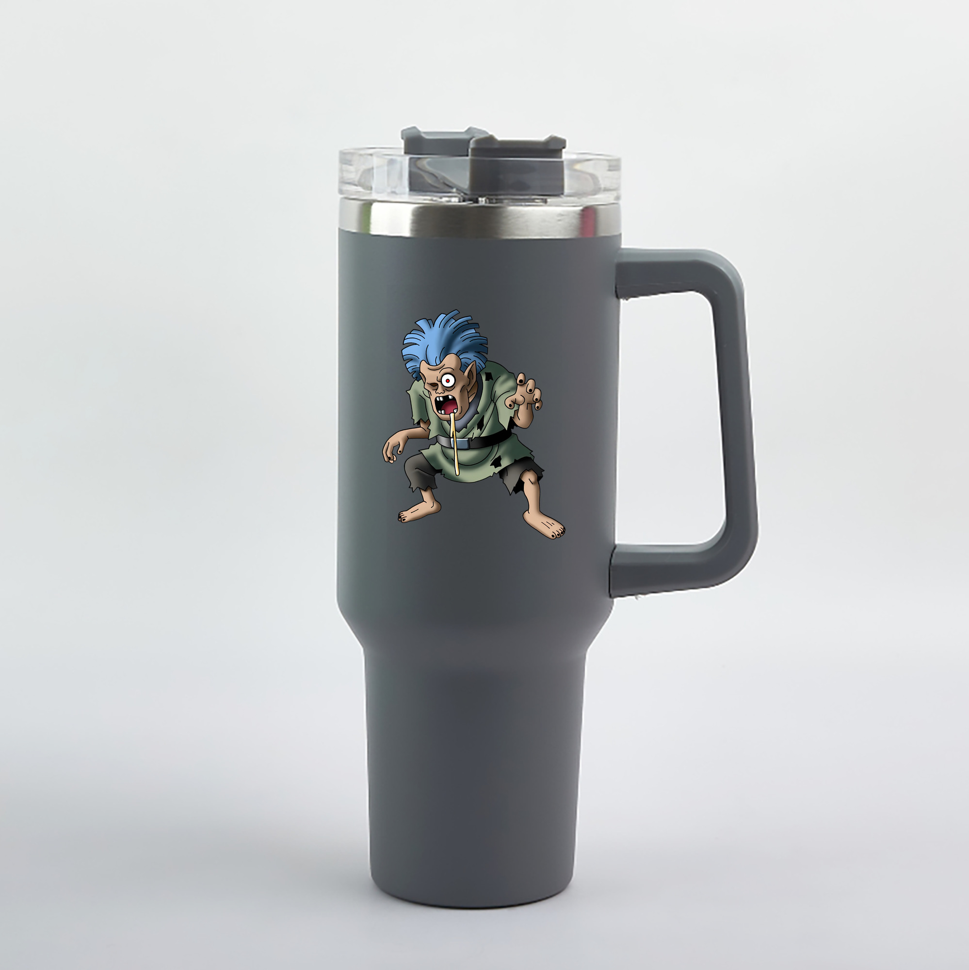 （画像用） ドラゴンクエスト Doragon Kuesuto Dragon Quest 1200mL車用タンブラー（カラープリント）