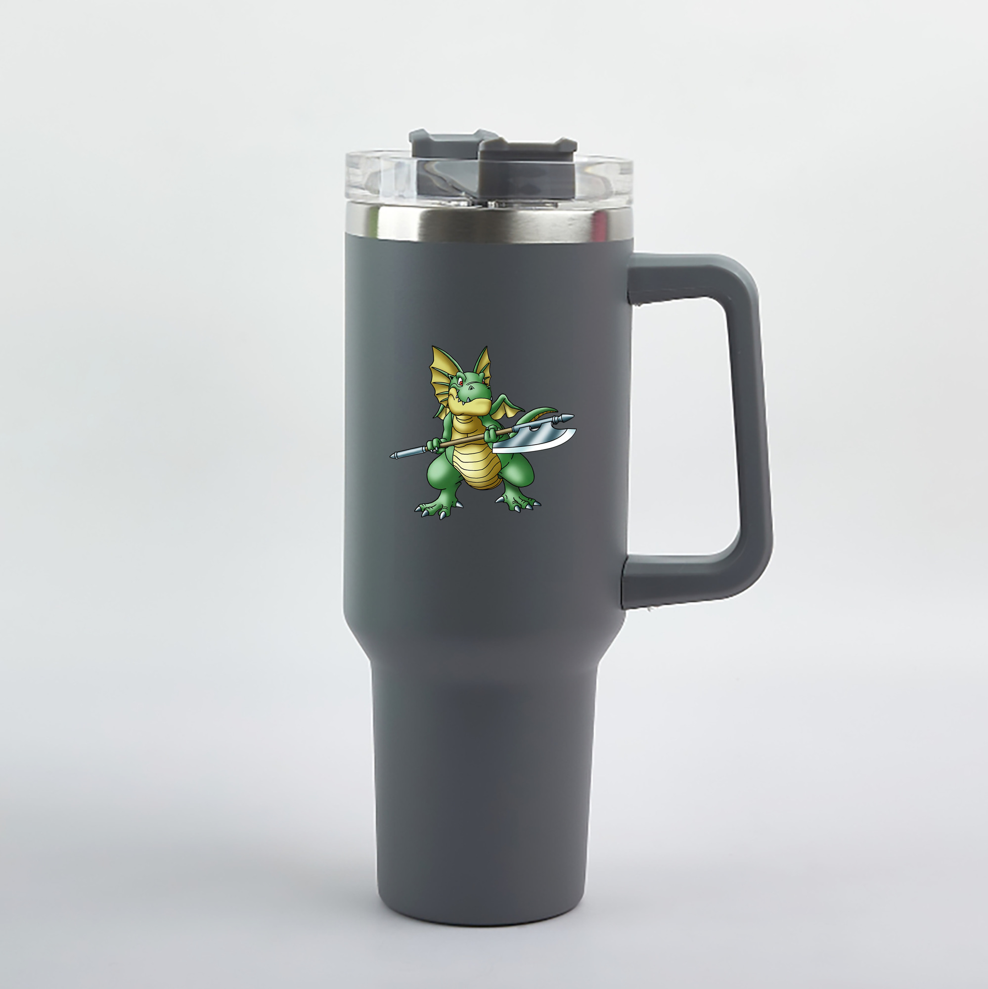 （画像用） ドラゴンクエスト Doragon Kuesuto Dragon Quest 1200mL車用タンブラー（カラープリント）