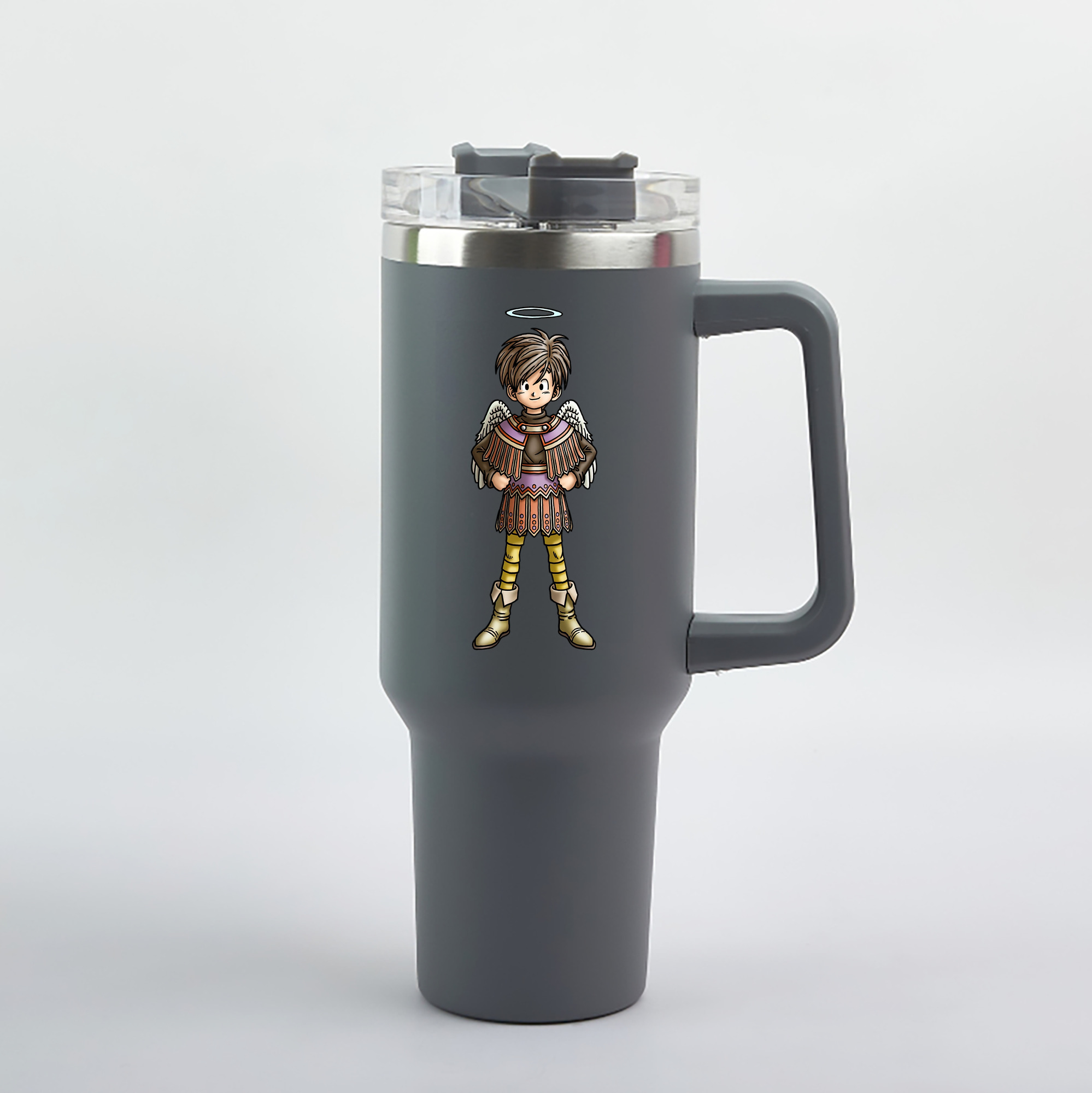 （画像用） ドラゴンクエスト Doragon Kuesuto Dragon Quest 1200mL車用タンブラー（カラープリント）
