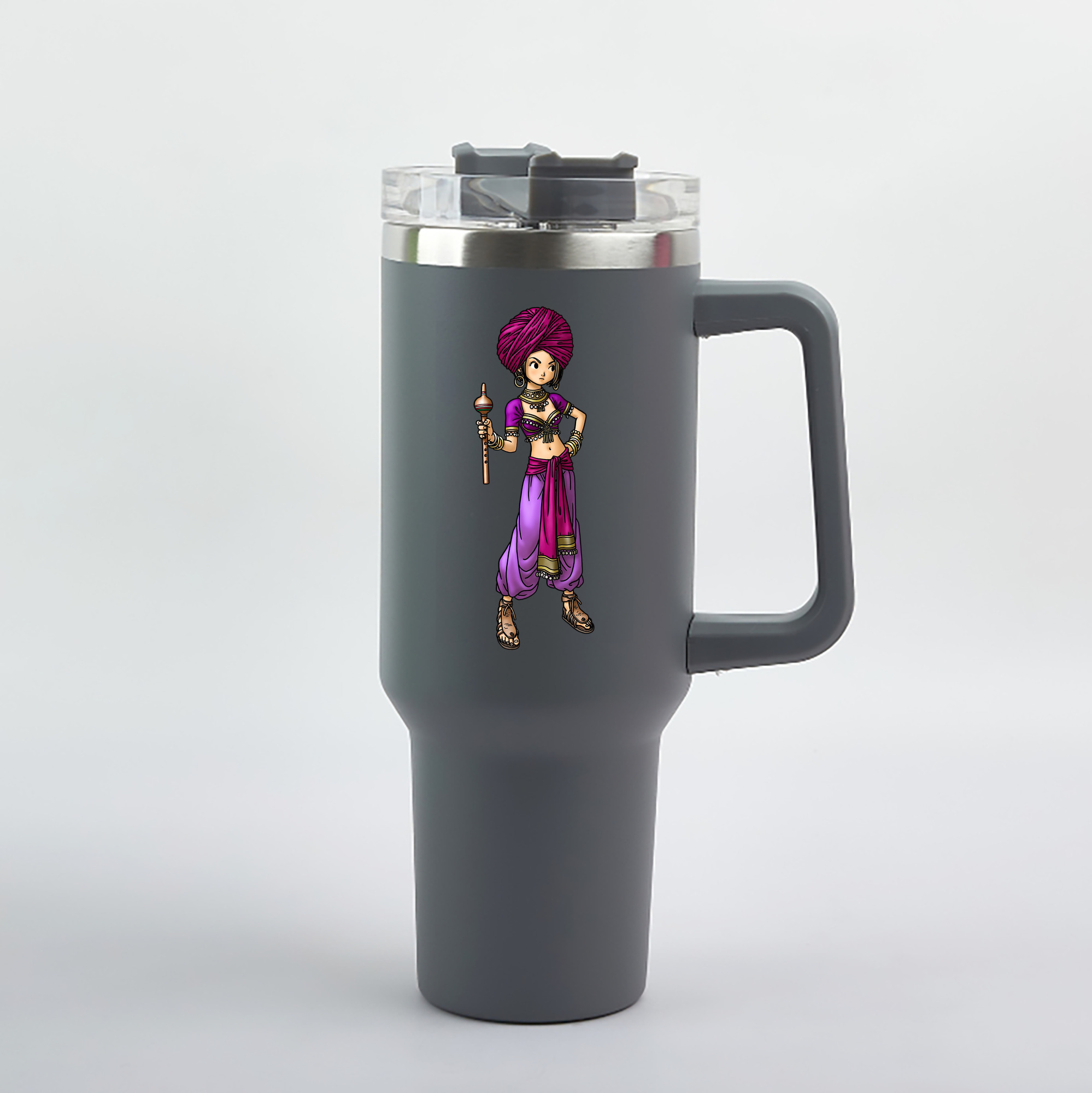 （画像用） ドラゴンクエスト Doragon Kuesuto Dragon Quest 1200mL車用タンブラー（カラープリント）