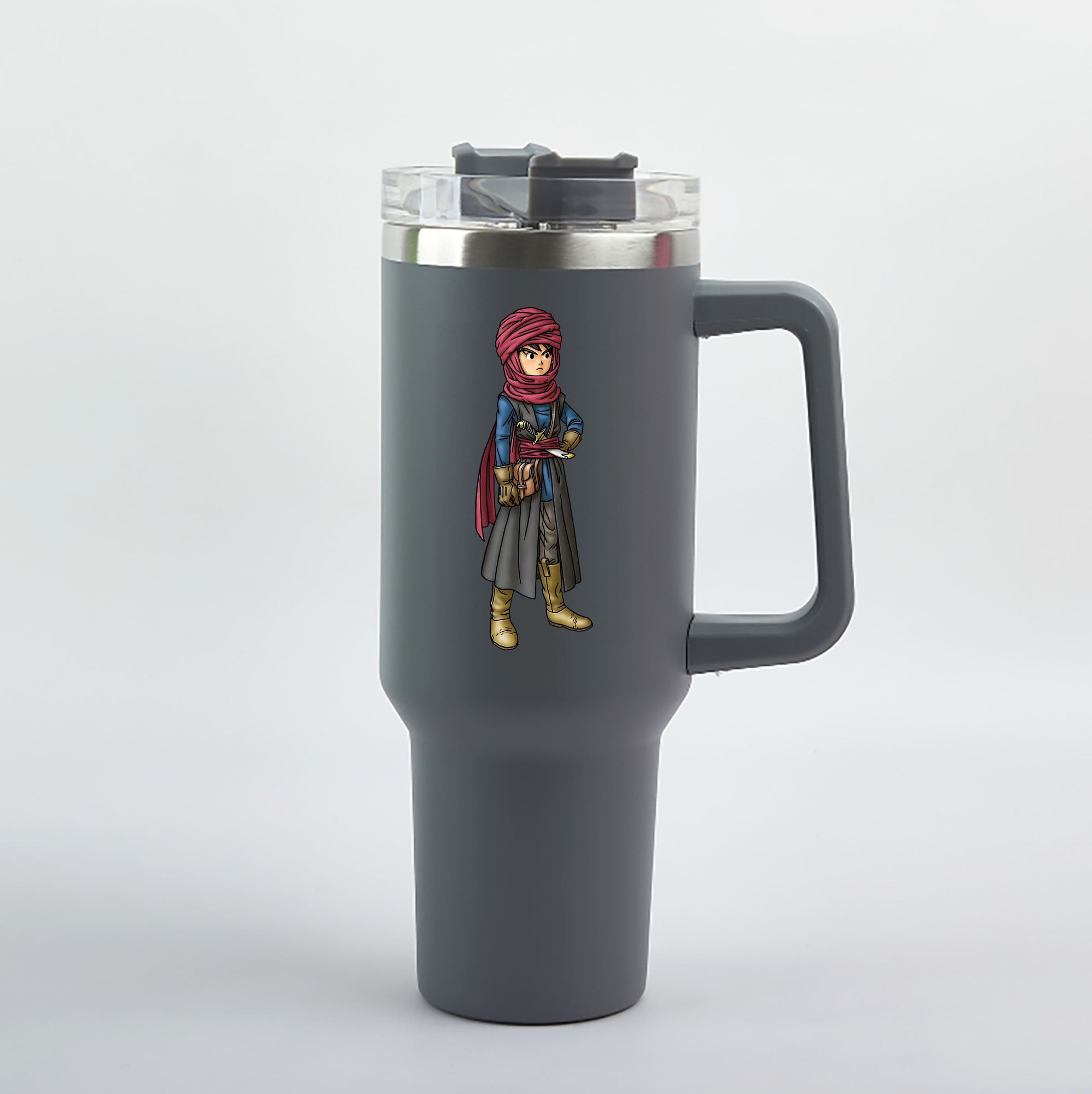（画像用） ドラゴンクエスト Doragon Kuesuto Dragon Quest 1200mL車用タンブラー（カラープリント）
