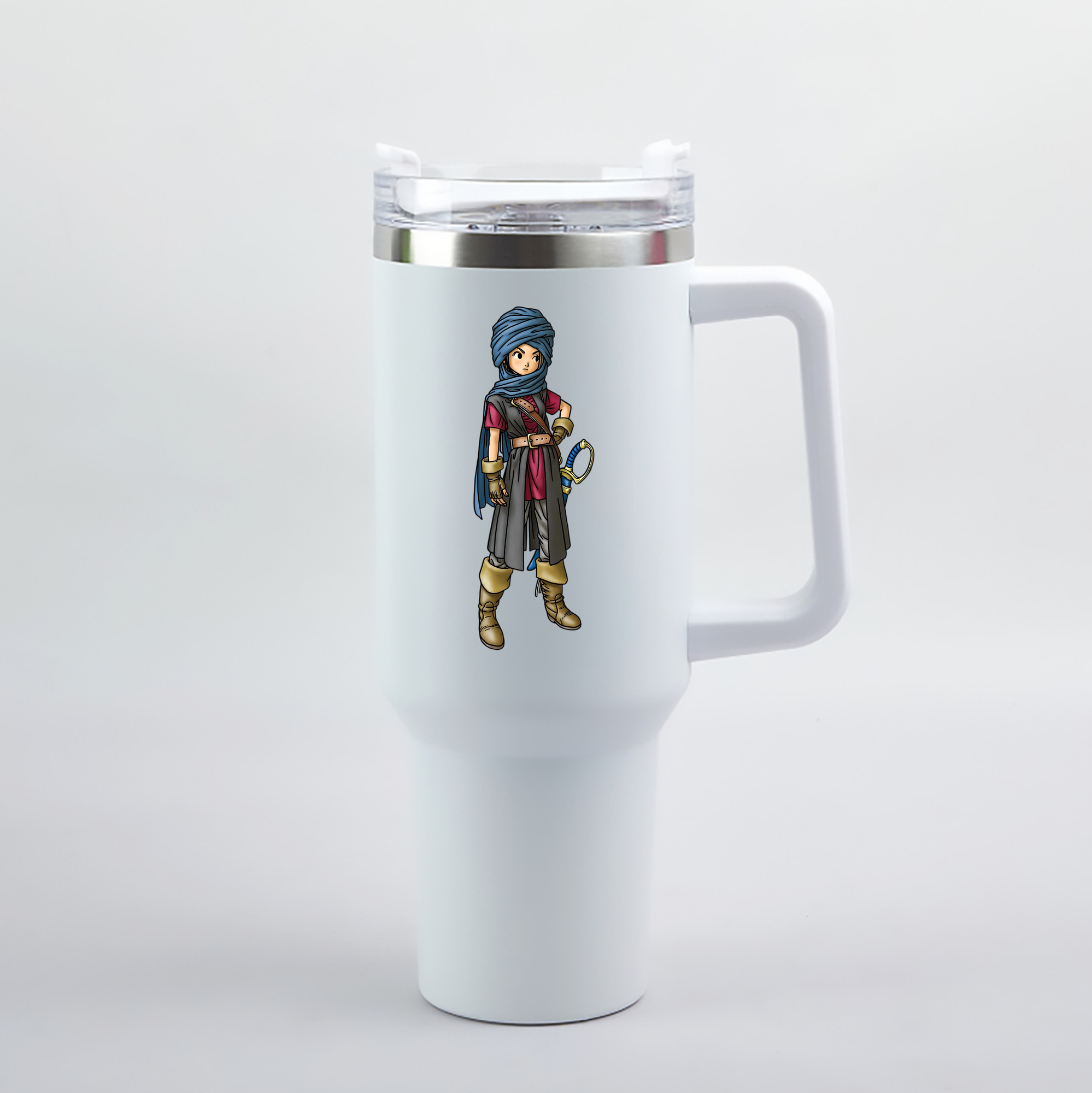 （画像用） ドラゴンクエスト Doragon Kuesuto Dragon Quest 1200mL車用タンブラー（カラープリント）