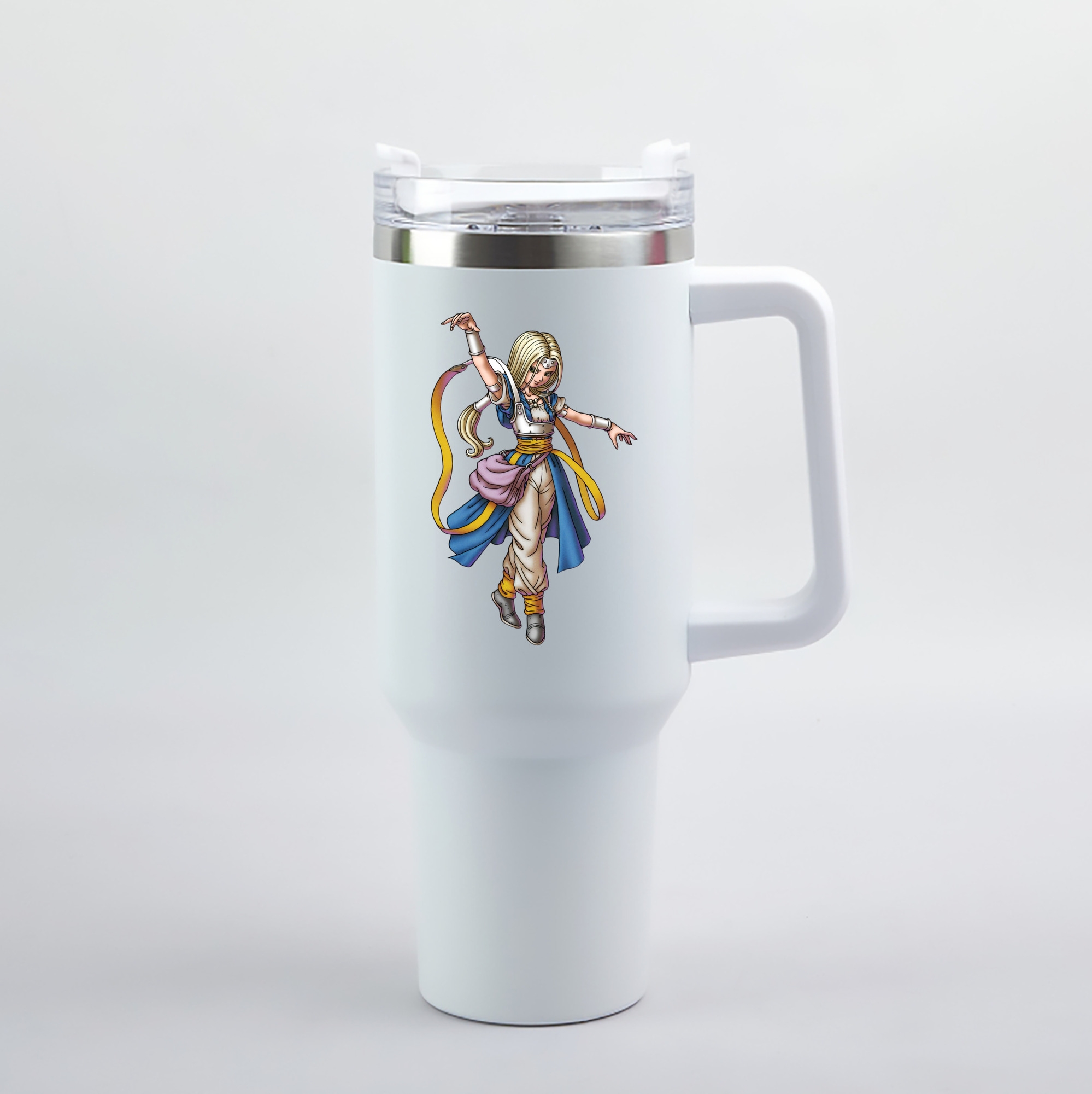 （画像用） ドラゴンクエスト Doragon Kuesuto Dragon Quest 1200mL車用タンブラー（カラープリント）