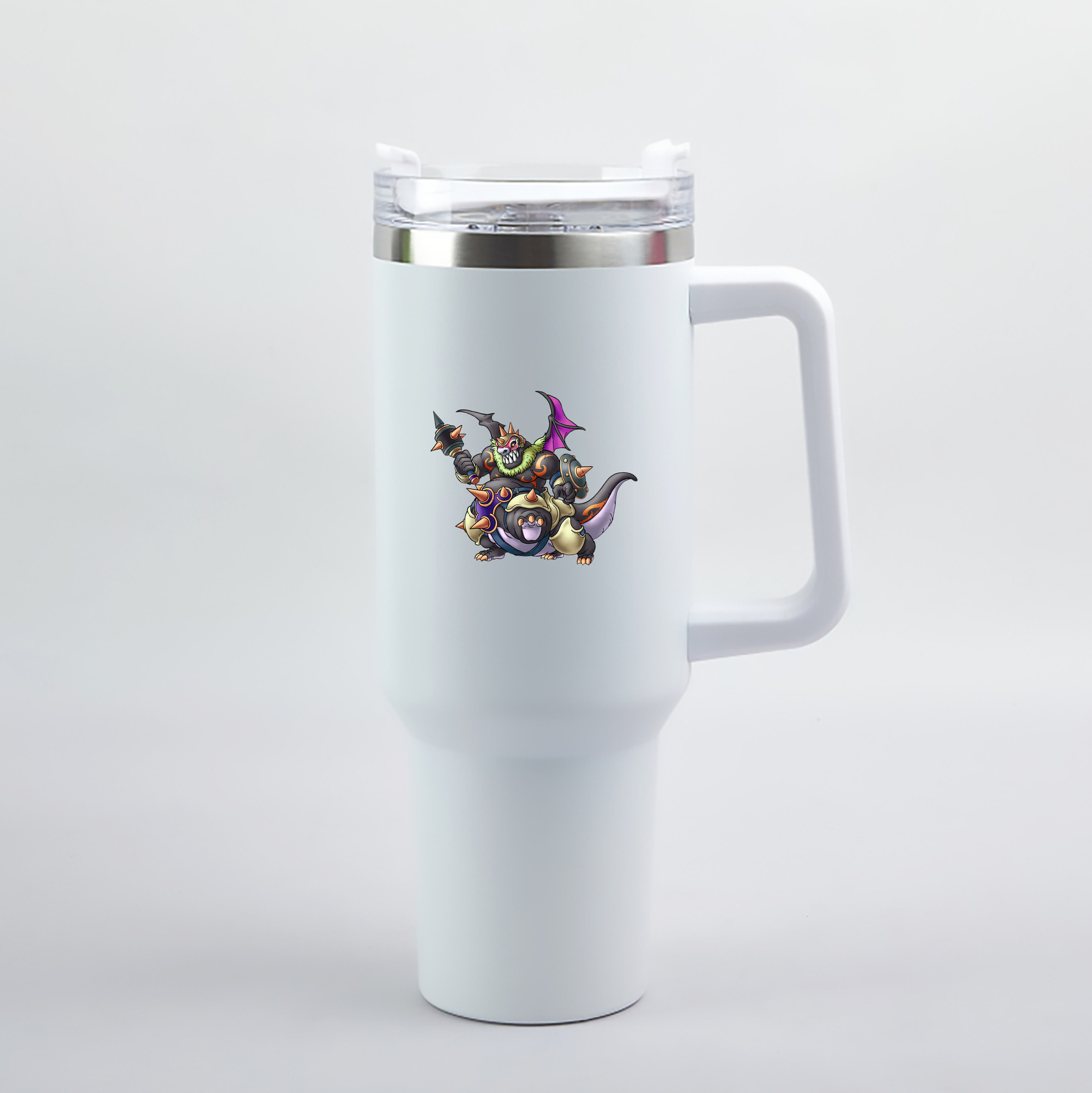 （画像用） ドラゴンクエスト Doragon Kuesuto Dragon Quest 1200mL車用タンブラー（カラープリント）
