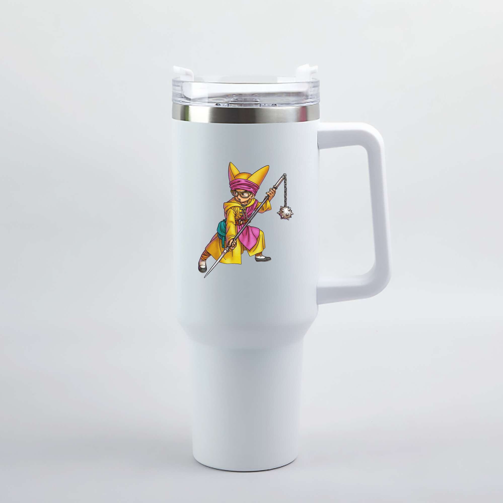 （画像用） ドラゴンクエスト Doragon Kuesuto Dragon Quest 1200mL車用タンブラー（カラープリント）