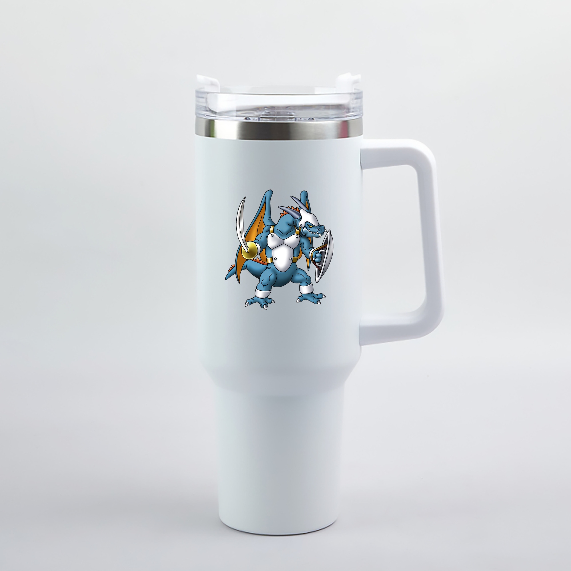 （画像用） ドラゴンクエスト Doragon Kuesuto Dragon Quest 1200mL車用タンブラー（カラープリント）