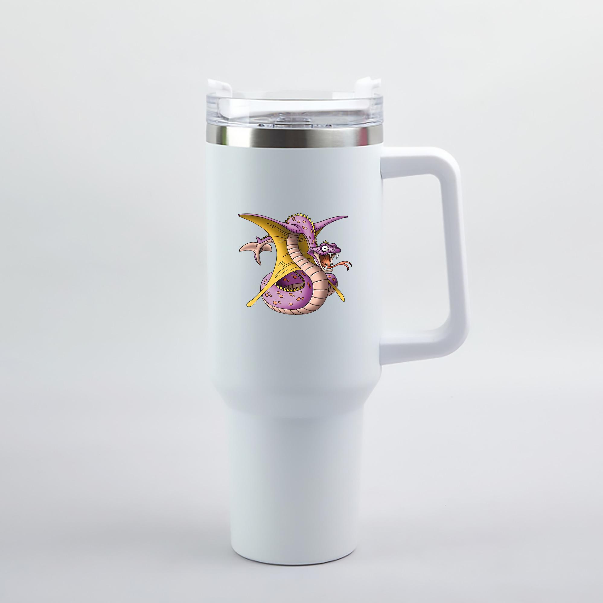 （画像用） ドラゴンクエスト Doragon Kuesuto Dragon Quest 1200mL車用タンブラー（カラープリント）