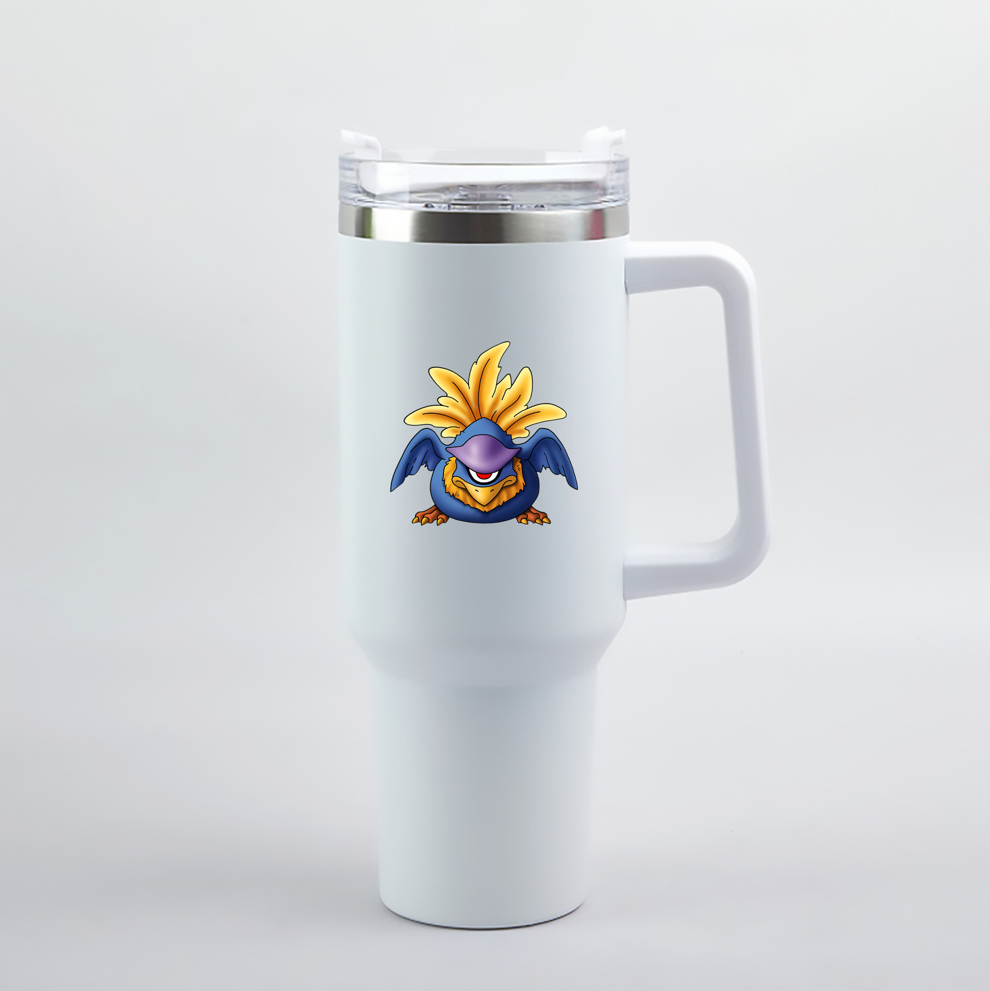 （画像用） ドラゴンクエスト Doragon Kuesuto Dragon Quest 1200mL車用タンブラー（カラープリント）