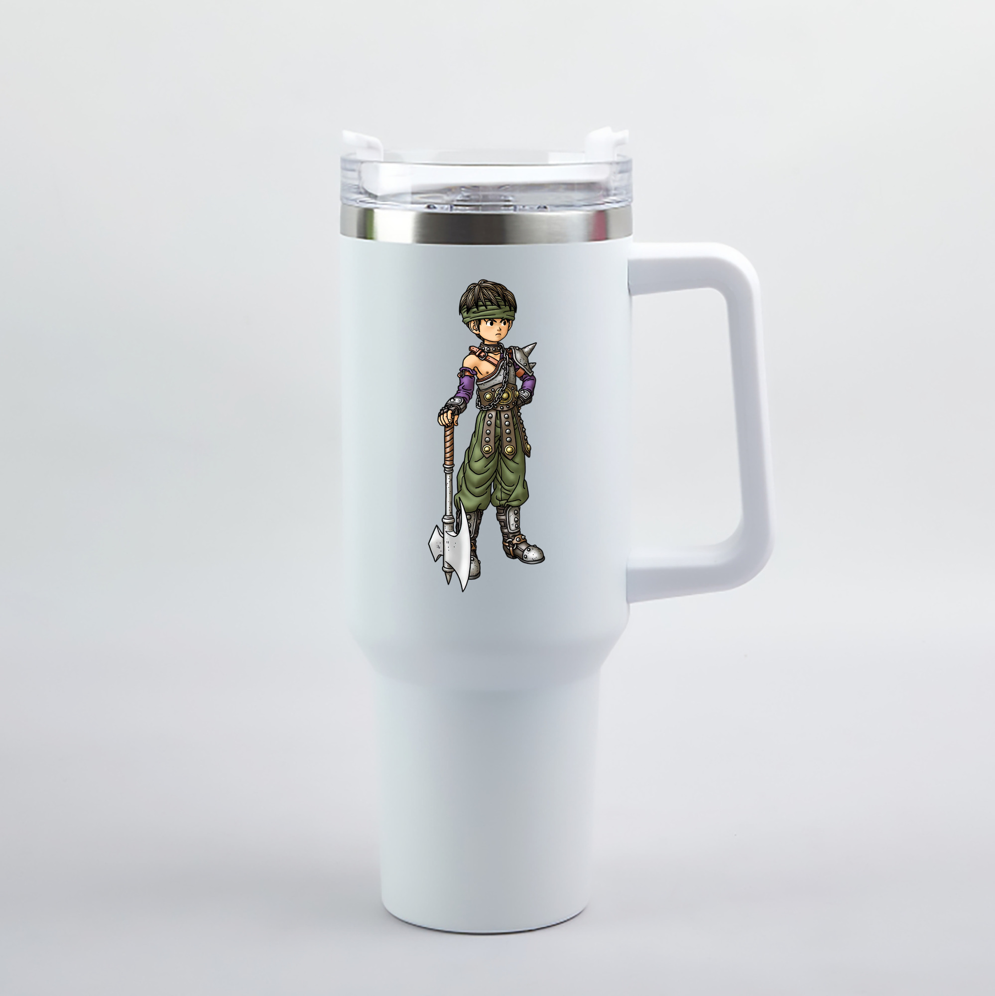 （画像用） ドラゴンクエスト Doragon Kuesuto Dragon Quest 1200mL車用タンブラー（カラープリント）