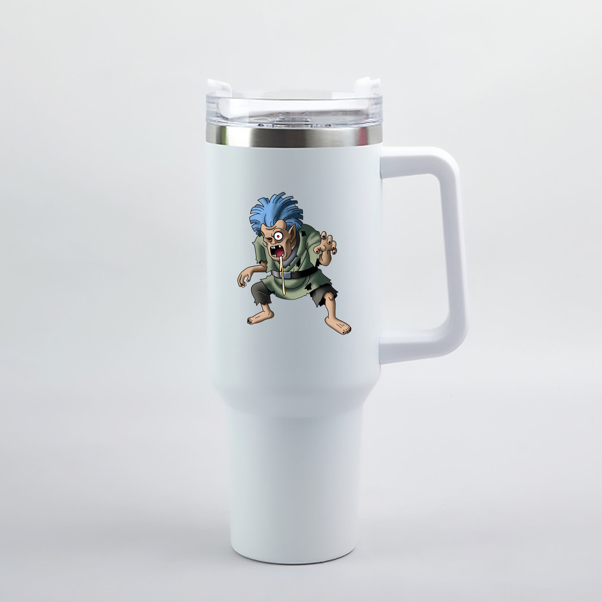 （画像用） ドラゴンクエスト Doragon Kuesuto Dragon Quest 1200mL車用タンブラー（カラープリント）