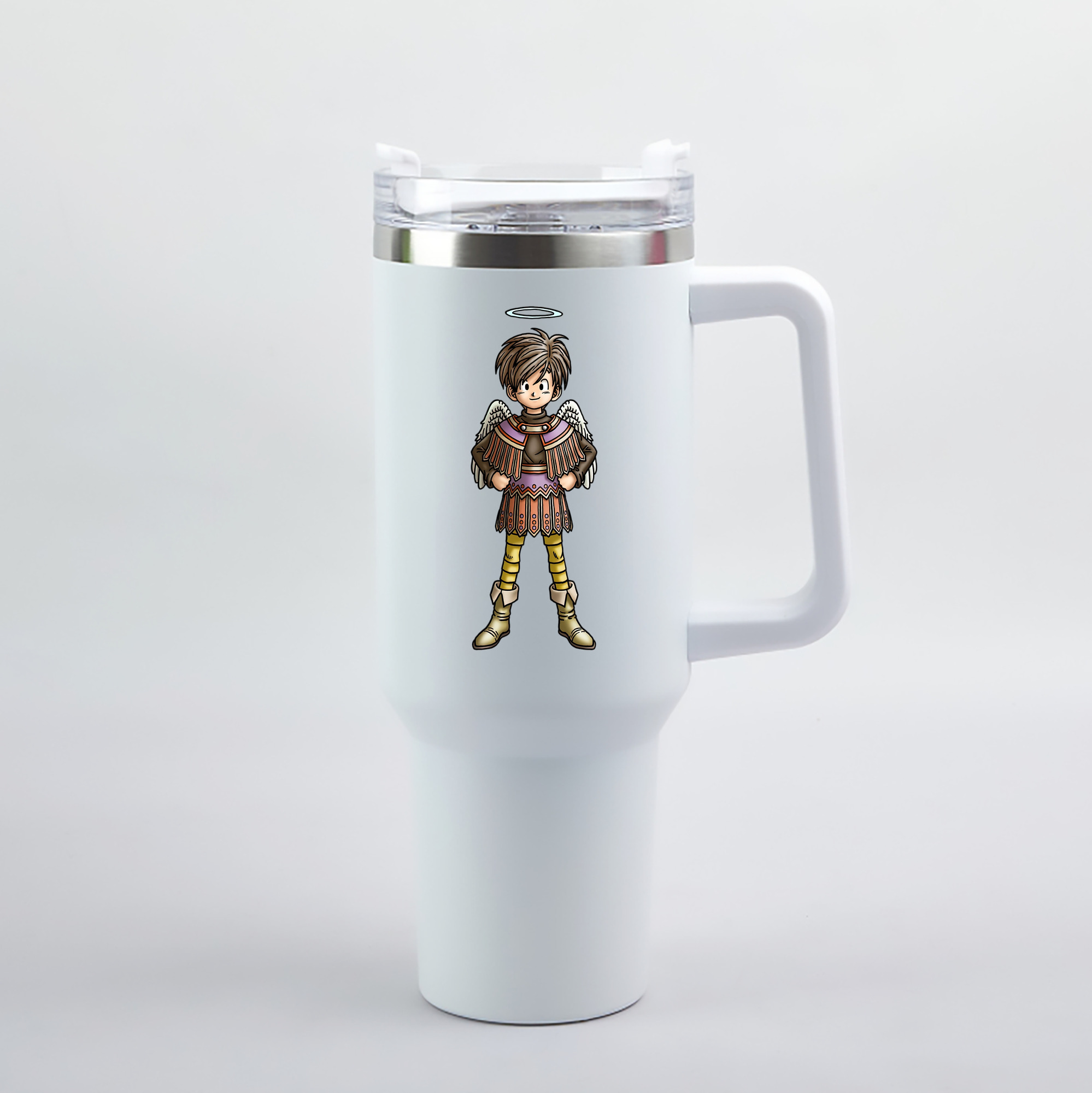 （画像用） ドラゴンクエスト Doragon Kuesuto Dragon Quest 1200mL車用タンブラー（カラープリント）