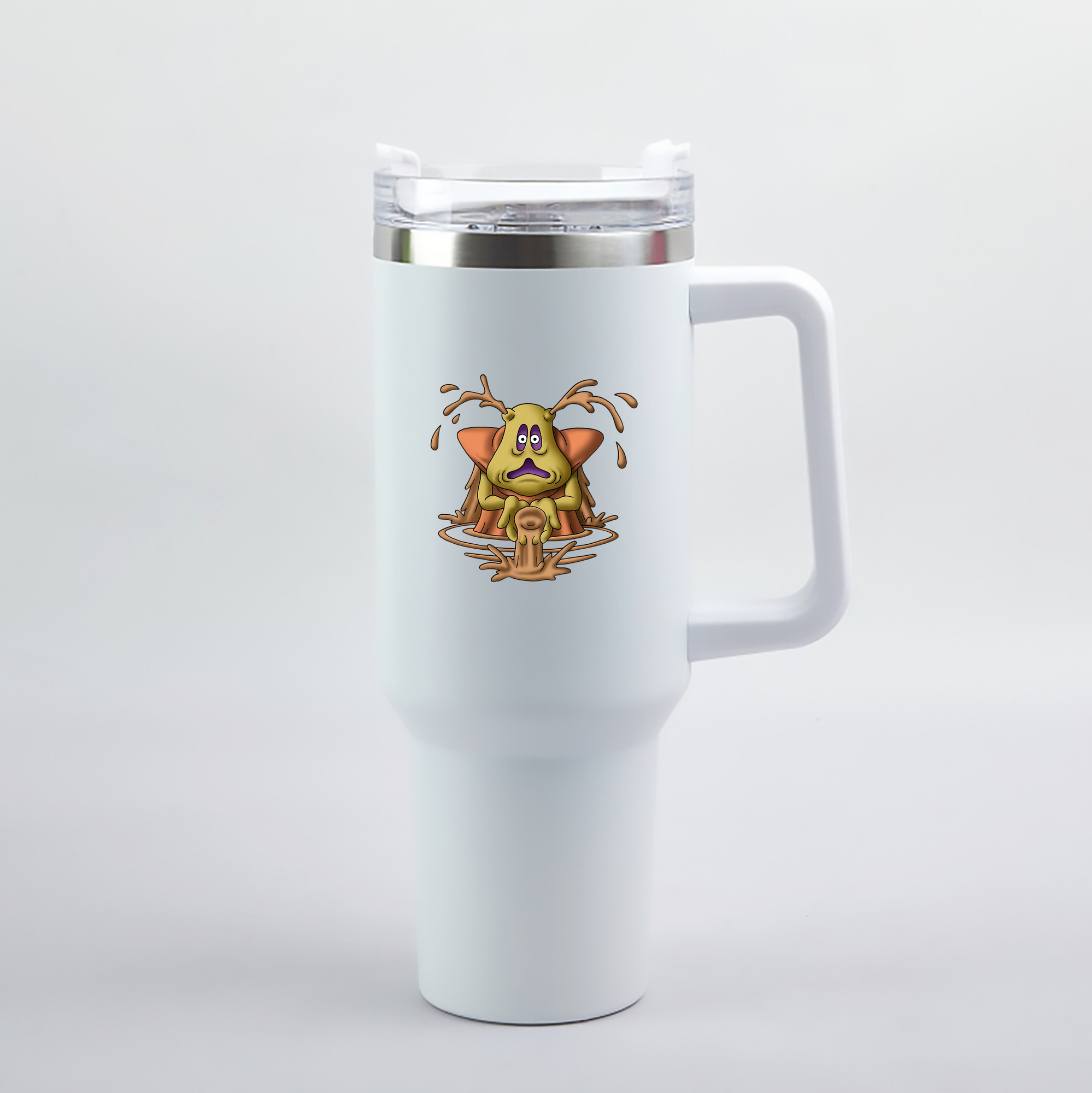 （画像用） ドラゴンクエスト Doragon Kuesuto Dragon Quest 1200mL車用タンブラー（カラープリント）