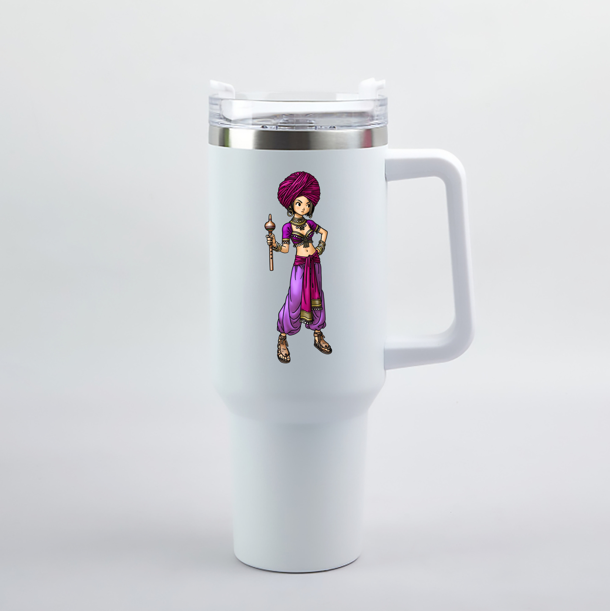 （画像用） ドラゴンクエスト Doragon Kuesuto Dragon Quest 1200mL車用タンブラー（カラープリント）