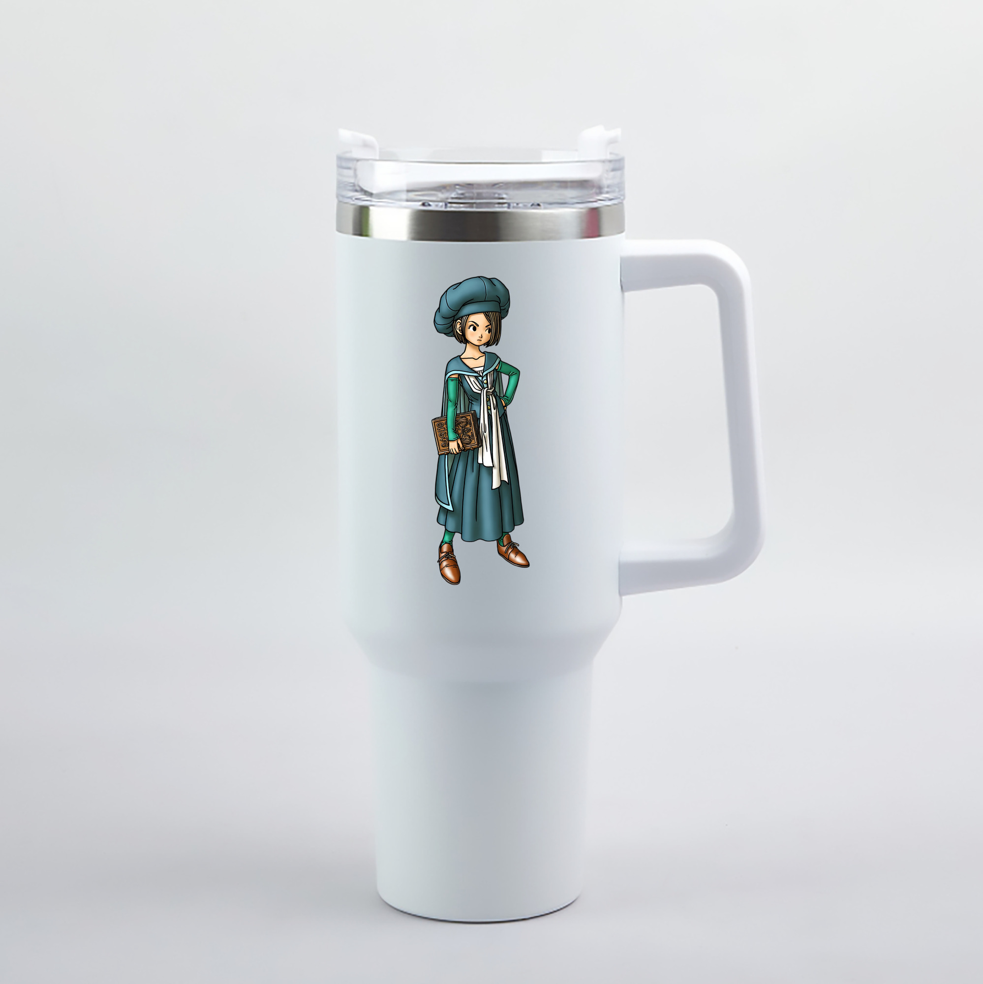 （画像用） ドラゴンクエスト Doragon Kuesuto Dragon Quest 1200mL車用タンブラー（カラープリント）