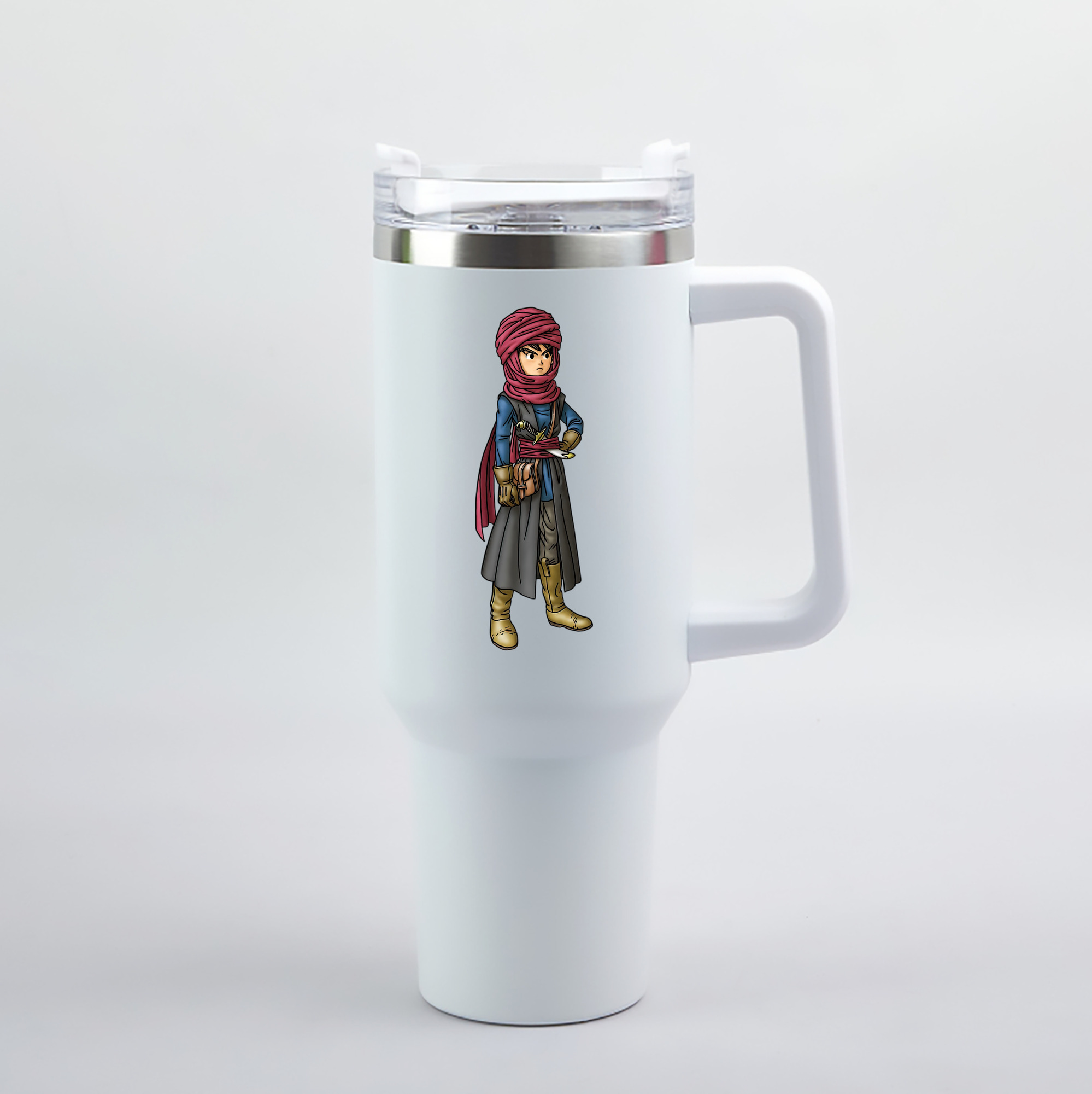 （画像用） ドラゴンクエスト Doragon Kuesuto Dragon Quest 1200mL車用タンブラー（カラープリント）