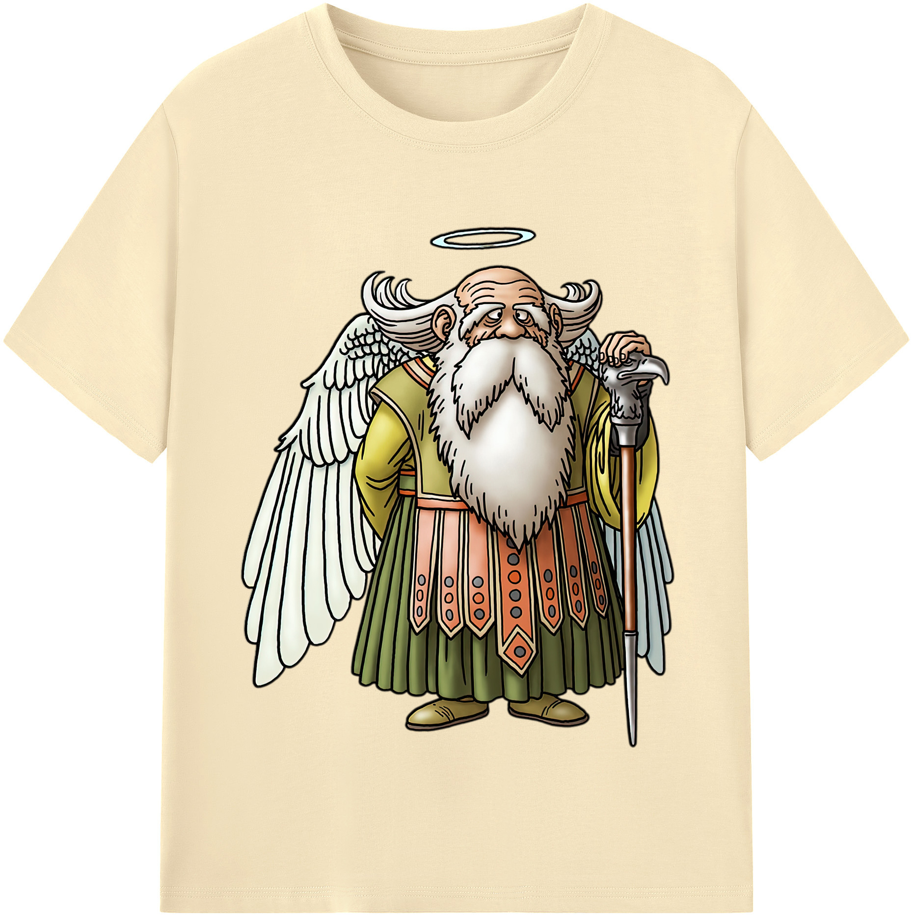 （画像用） ドラゴンクエスト Doragon Kuesuto Dragon Quest 綿100％半袖Tシャツ（フロントプリント）