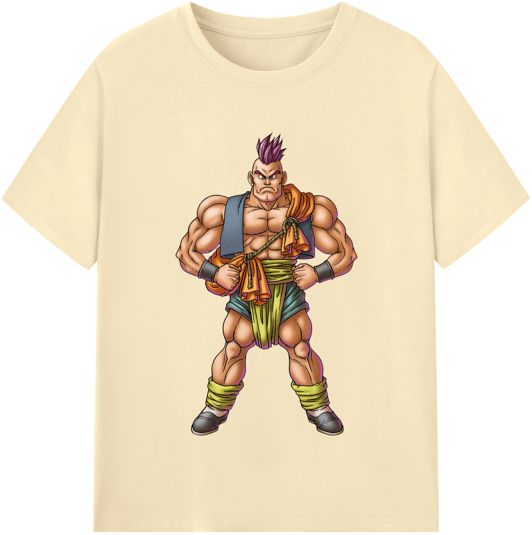 （画像用） ドラゴンクエスト Doragon Kuesuto Dragon Quest 綿100％半袖Tシャツ（フロントプリント）