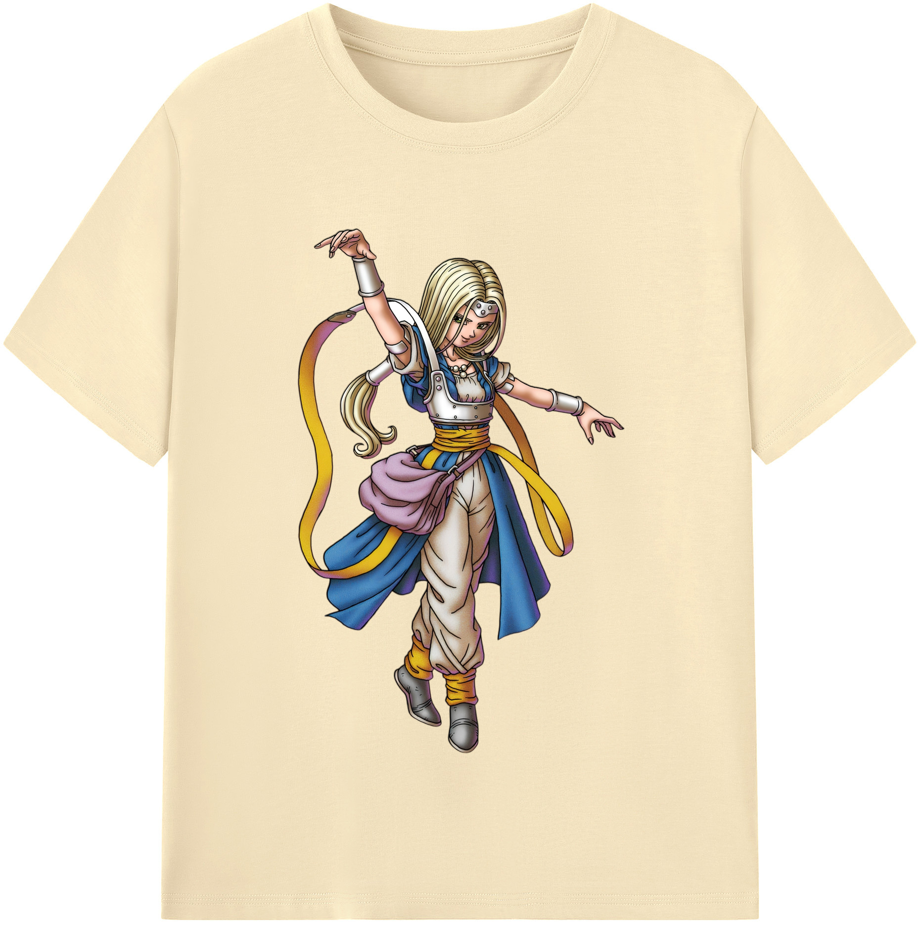 （画像用） ドラゴンクエスト Doragon Kuesuto Dragon Quest 綿100％半袖Tシャツ（フロントプリント）