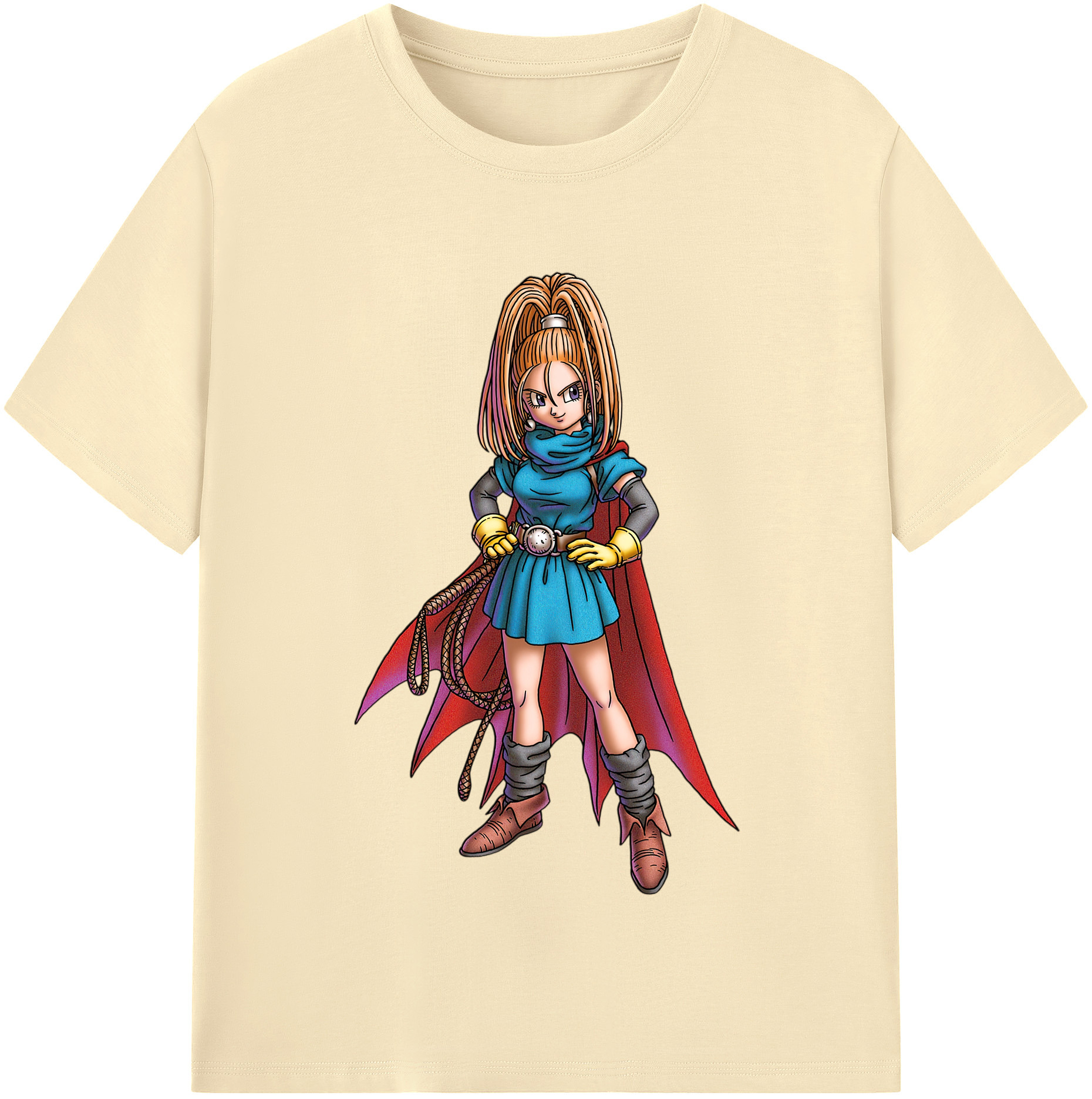（画像用） ドラゴンクエスト Doragon Kuesuto Dragon Quest 綿100％半袖Tシャツ（フロントプリント）