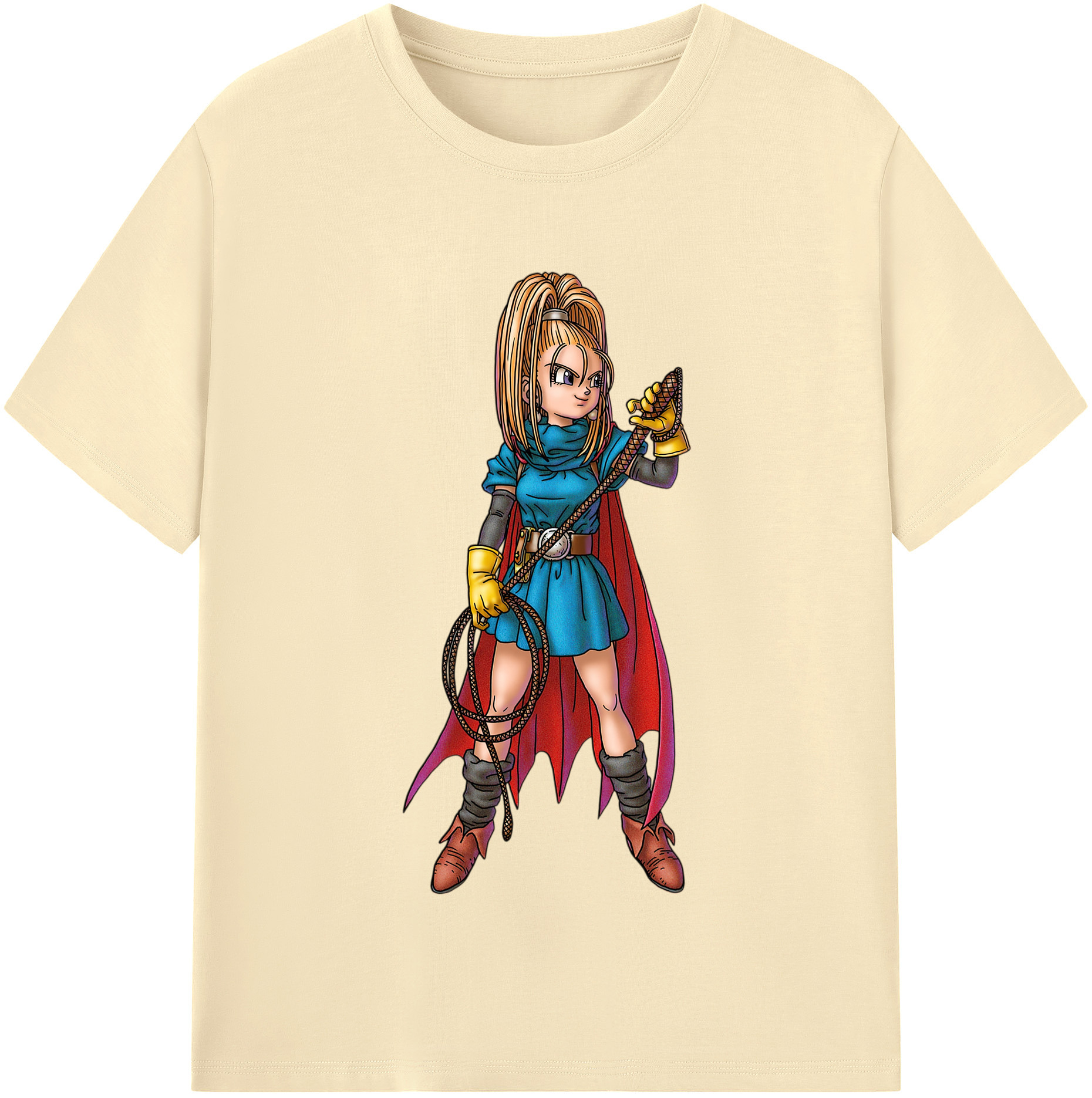 （画像用） ドラゴンクエスト Doragon Kuesuto Dragon Quest 綿100％半袖Tシャツ（フロントプリント）