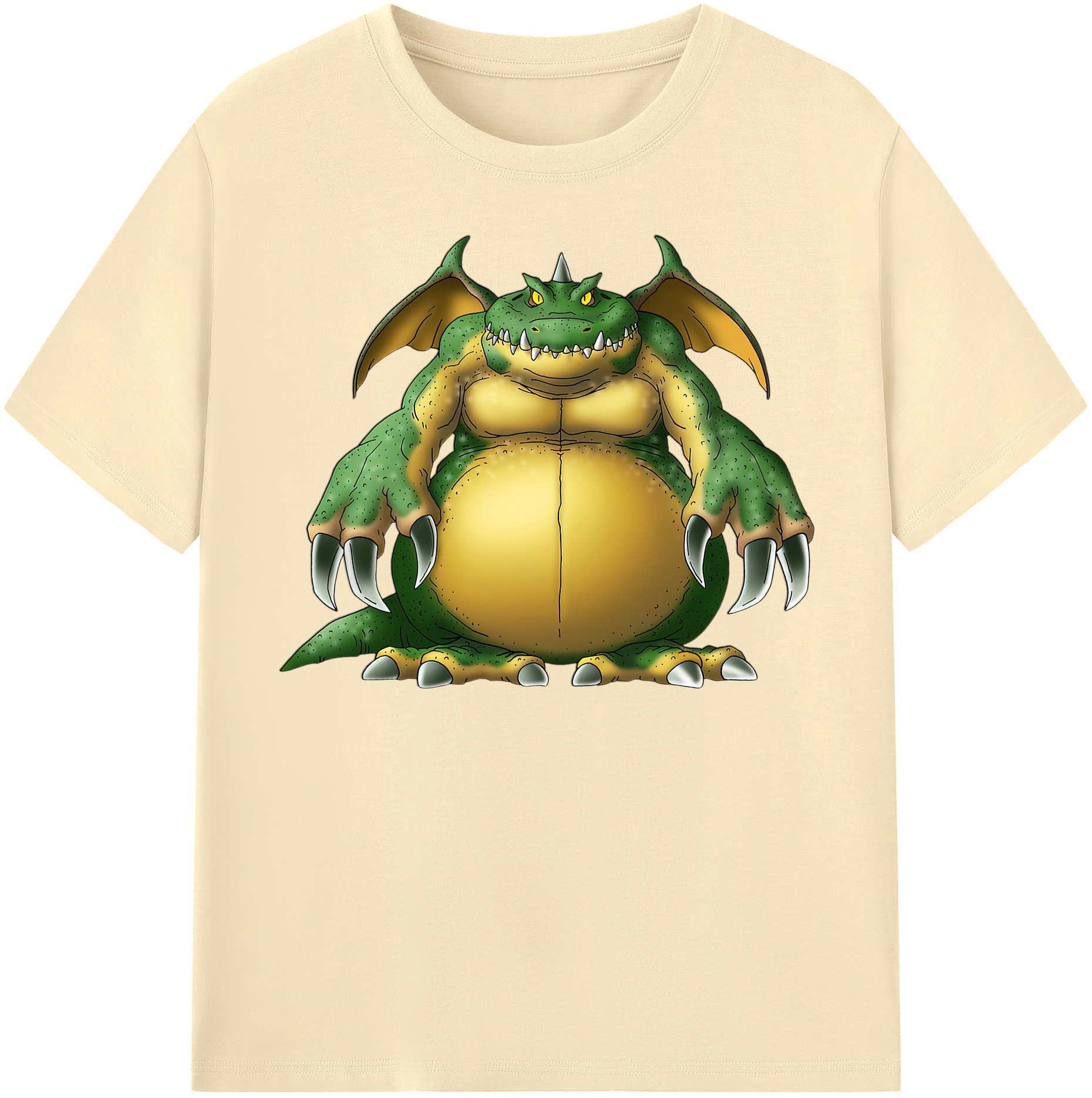 （画像用） ドラゴンクエスト Doragon Kuesuto Dragon Quest 綿100％半袖Tシャツ（フロントプリント）