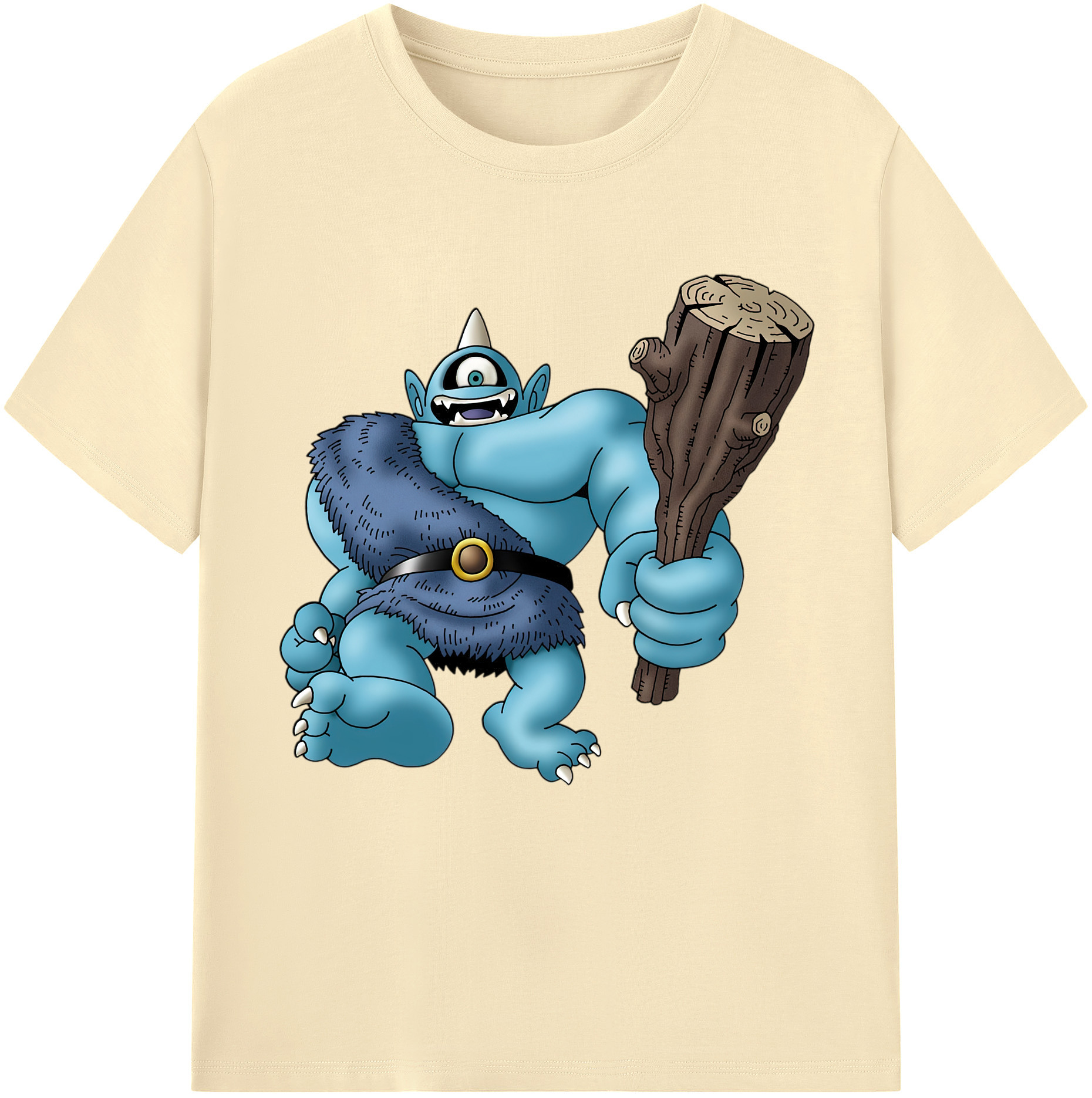 （画像用） ドラゴンクエスト Doragon Kuesuto Dragon Quest 綿100％半袖Tシャツ（フロントプリント）