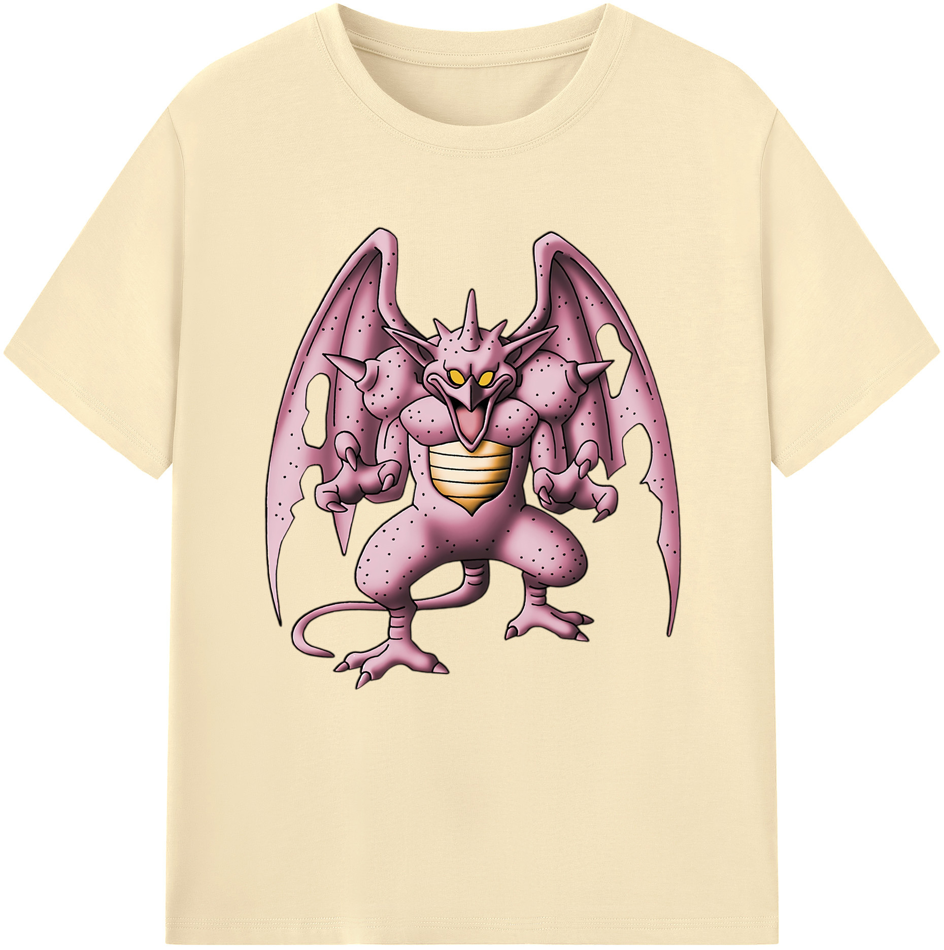 （画像用） ドラゴンクエスト Doragon Kuesuto Dragon Quest 綿100％半袖Tシャツ（フロントプリント）