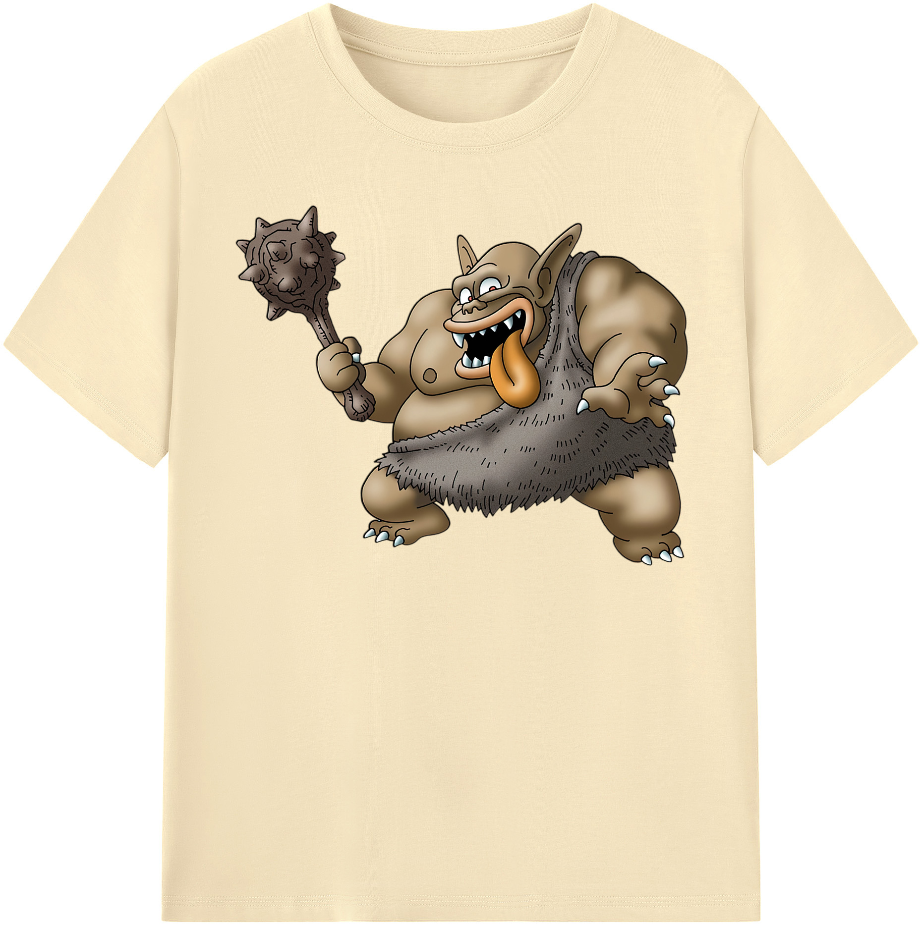 （画像用） ドラゴンクエスト Doragon Kuesuto Dragon Quest 綿100％半袖Tシャツ（フロントプリント）