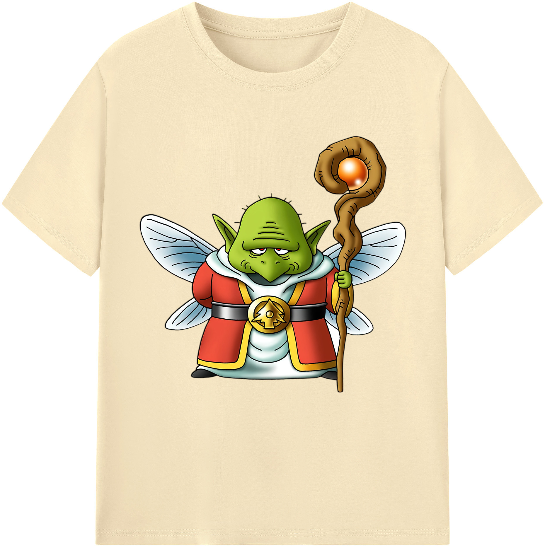 （画像用） ドラゴンクエスト Doragon Kuesuto Dragon Quest 綿100％半袖Tシャツ（フロントプリント）