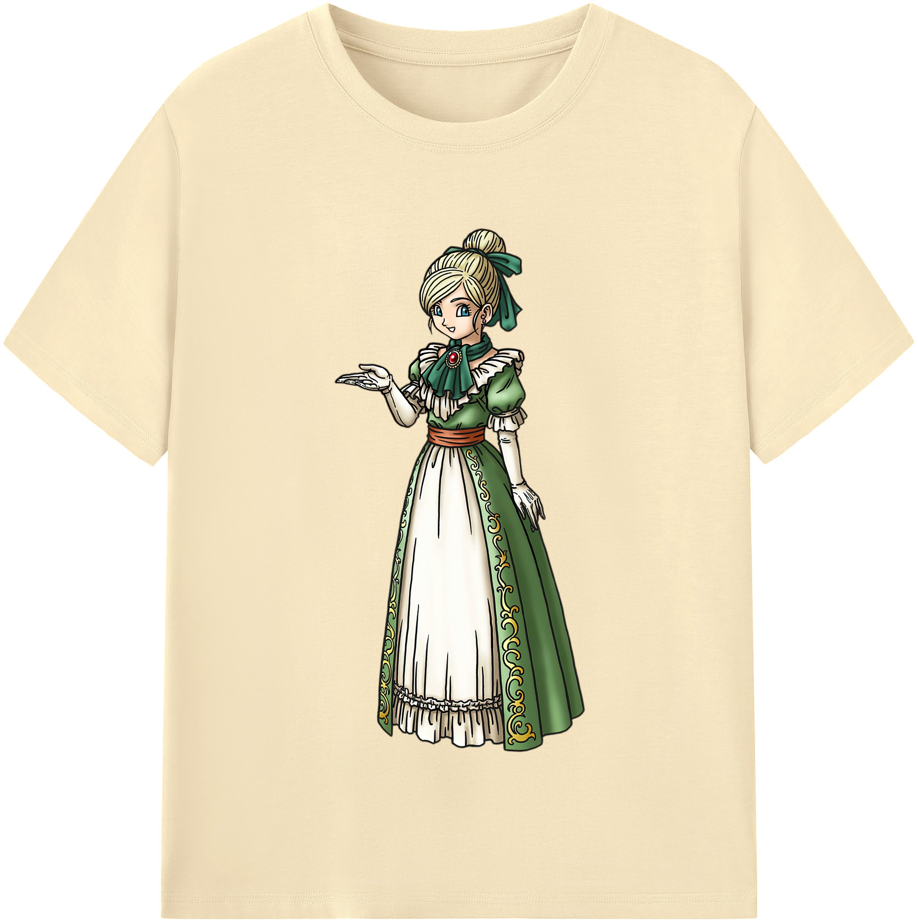 （画像用） ドラゴンクエスト Doragon Kuesuto Dragon Quest 綿100％半袖Tシャツ（フロントプリント）