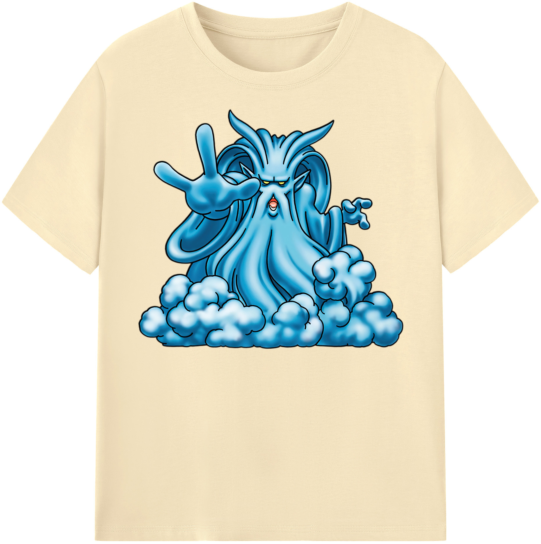 （画像用） ドラゴンクエスト Doragon Kuesuto Dragon Quest 綿100％半袖Tシャツ（フロントプリント）