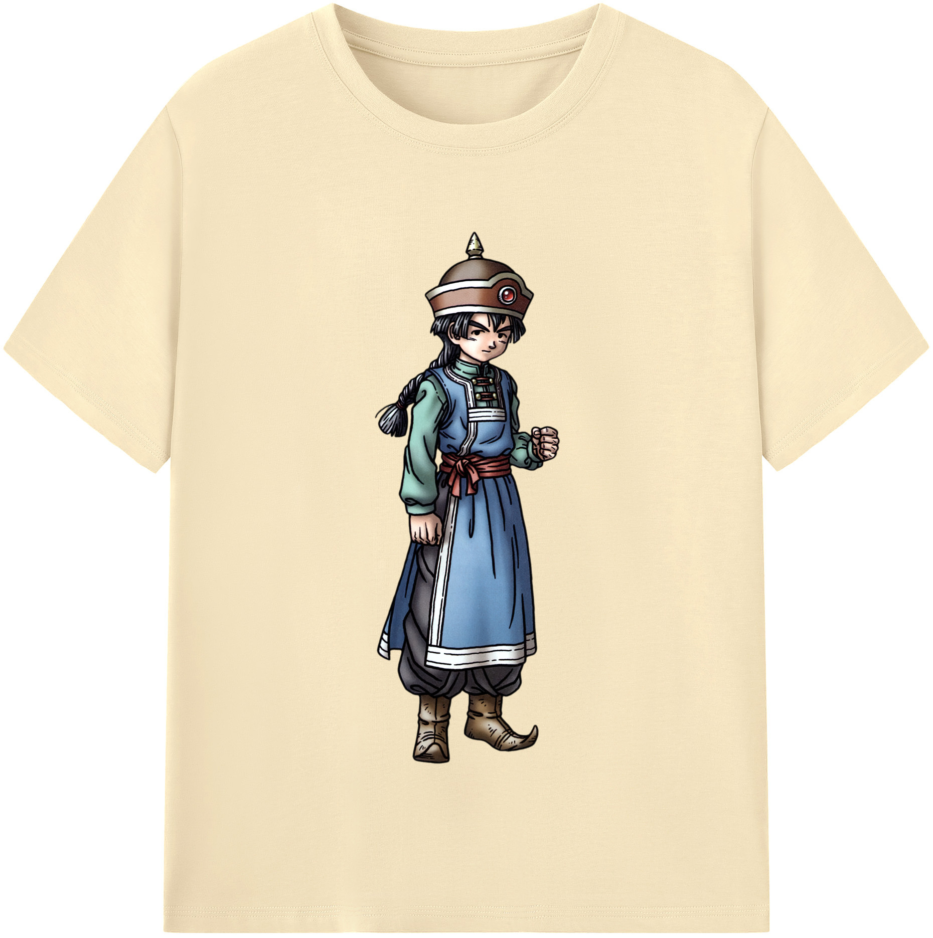 （画像用） ドラゴンクエスト Doragon Kuesuto Dragon Quest 綿100％半袖Tシャツ（フロントプリント）