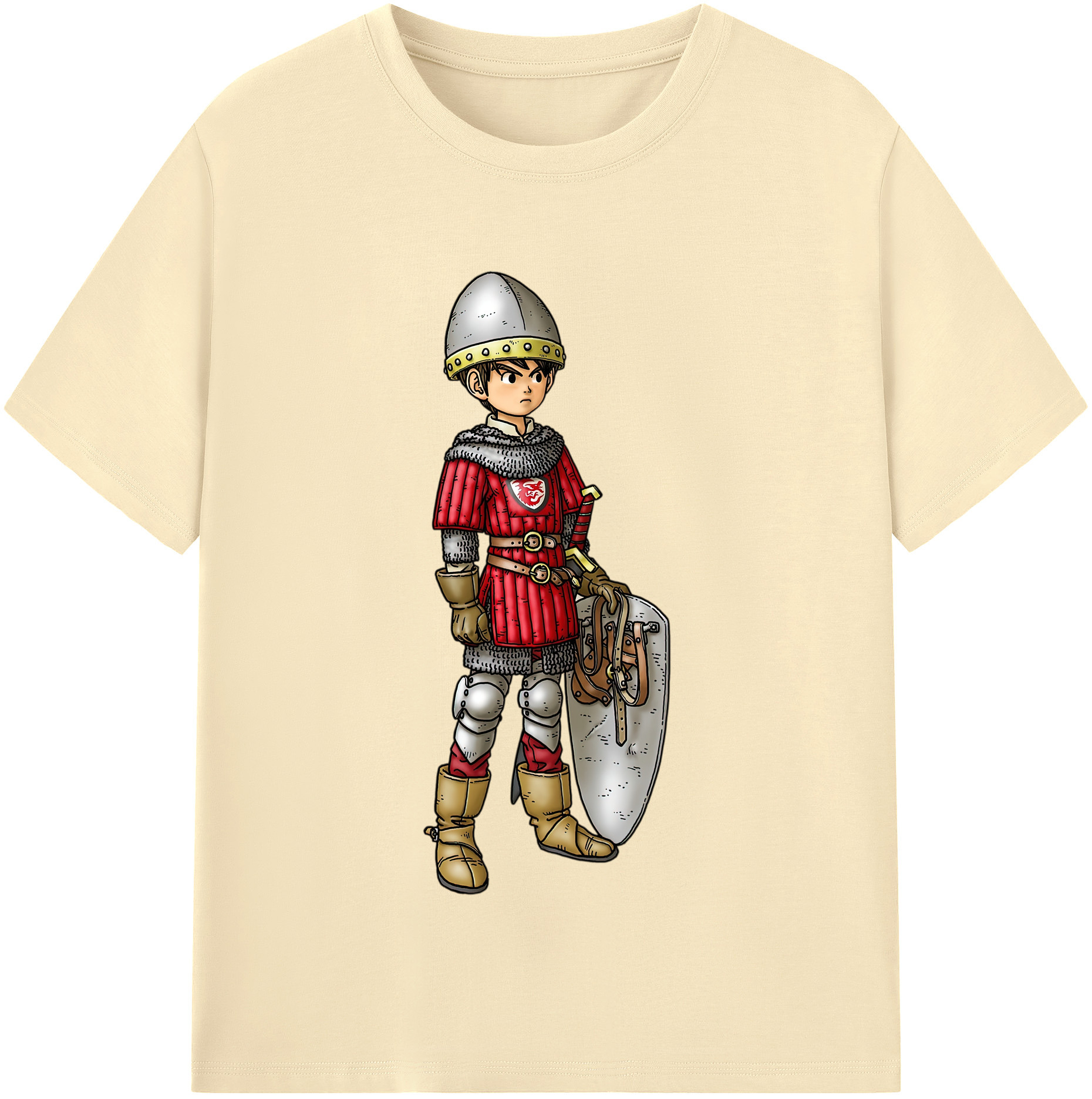 （画像用） ドラゴンクエスト Doragon Kuesuto Dragon Quest 綿100％半袖Tシャツ（フロントプリント）