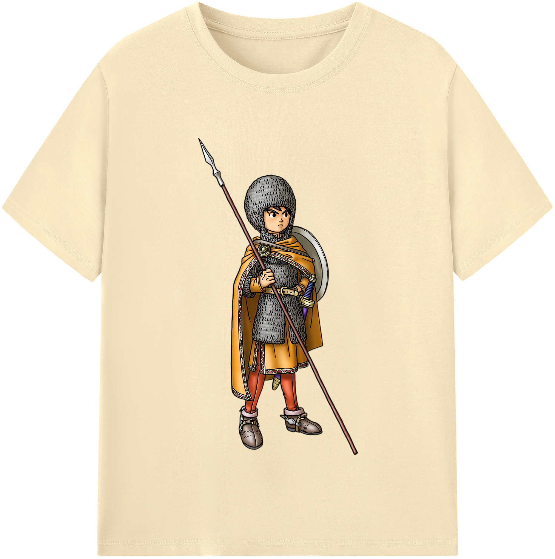 （画像用） ドラゴンクエスト Doragon Kuesuto Dragon Quest 綿100％半袖Tシャツ（フロントプリント）