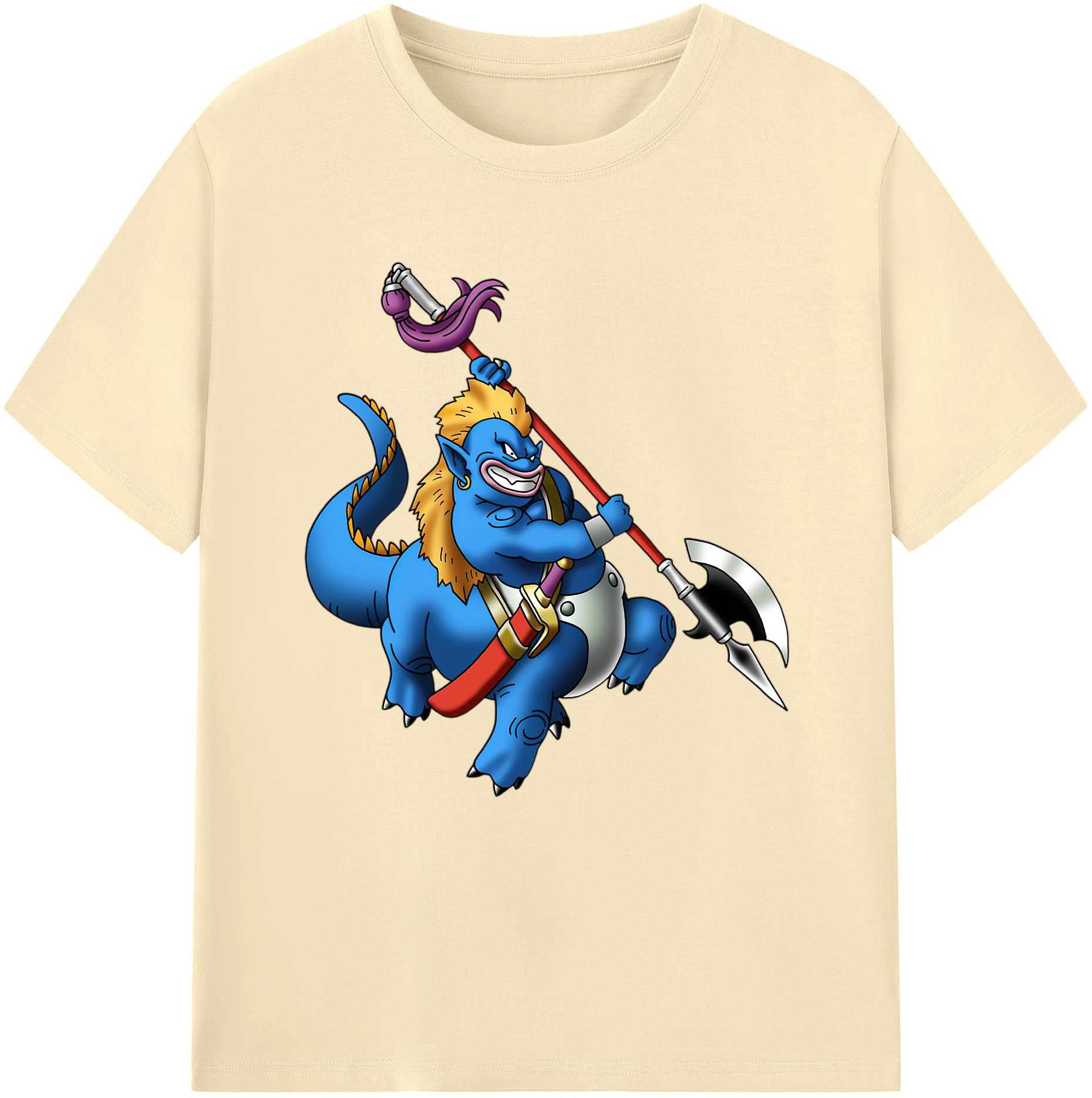 （画像用） ドラゴンクエスト Doragon Kuesuto Dragon Quest 綿100％半袖Tシャツ（フロントプリント）