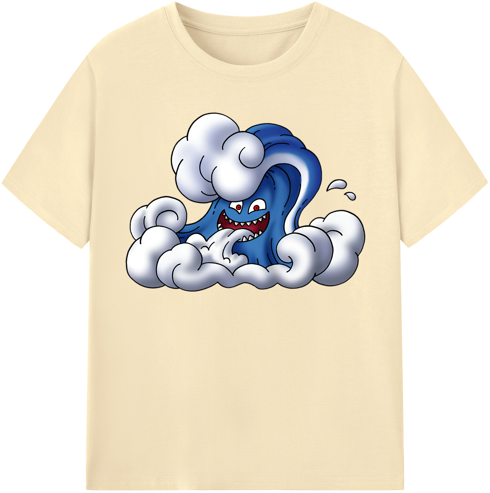 （画像用） ドラゴンクエスト Doragon Kuesuto Dragon Quest 綿100％半袖Tシャツ（フロントプリント）