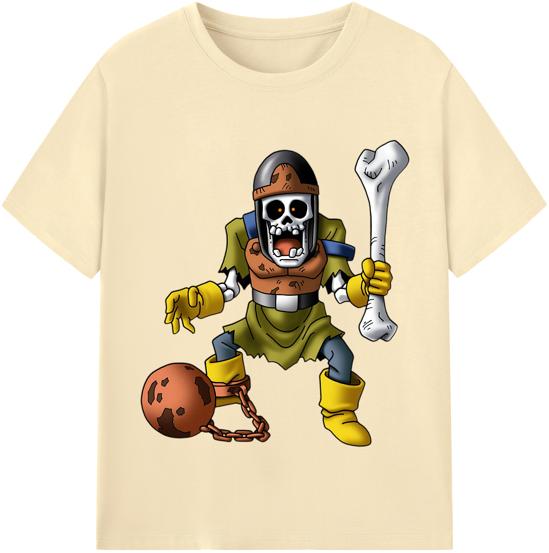 （画像用） ドラゴンクエスト Doragon Kuesuto Dragon Quest 綿100％半袖Tシャツ（フロントプリント）