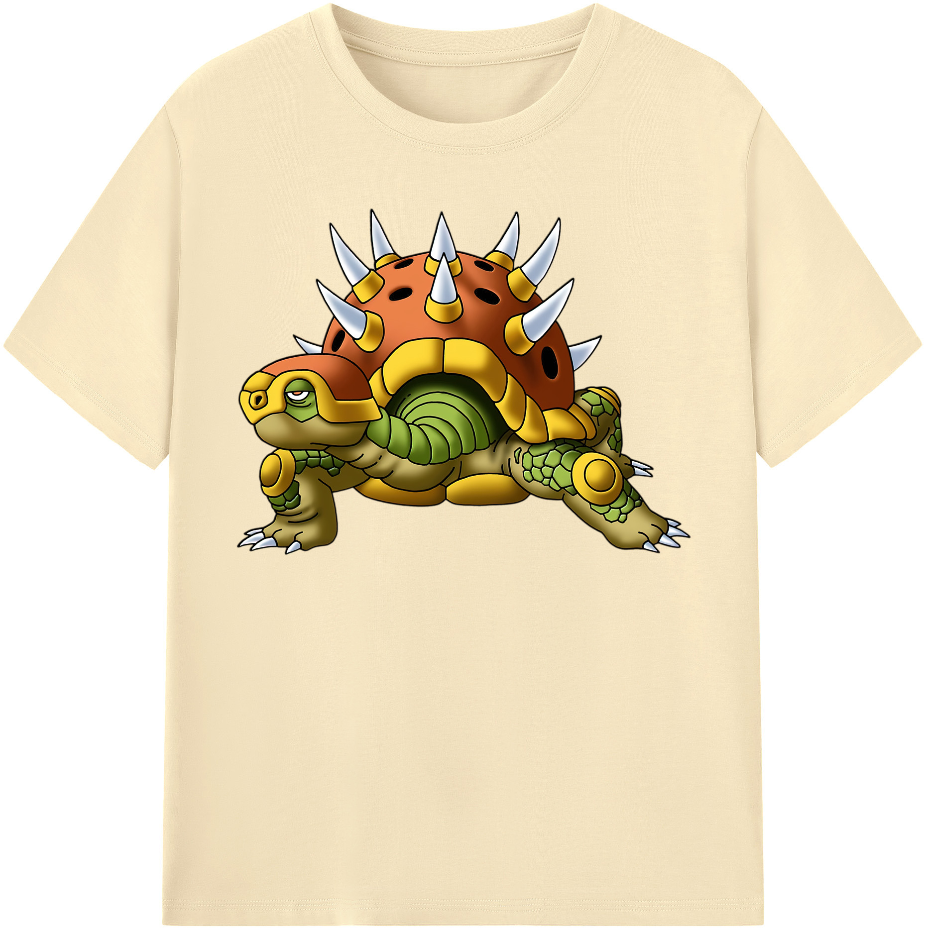（画像用） ドラゴンクエスト Doragon Kuesuto Dragon Quest 綿100％半袖Tシャツ（フロントプリント）