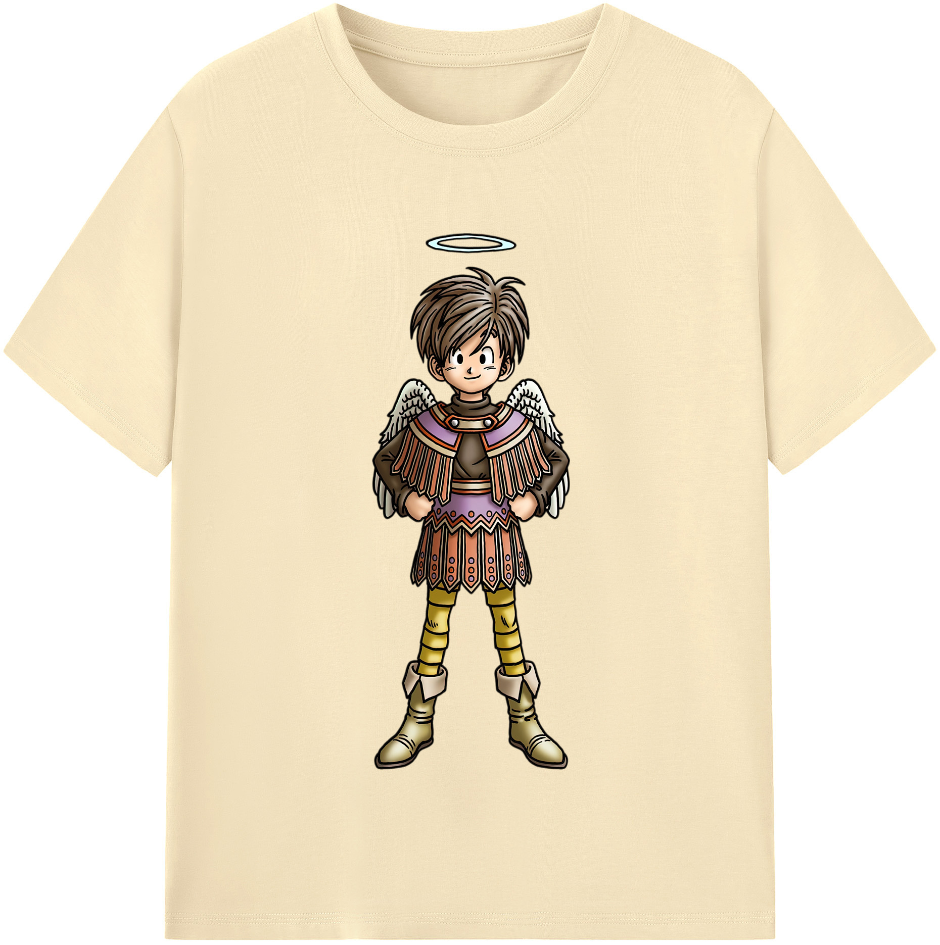 （画像用） ドラゴンクエスト Doragon Kuesuto Dragon Quest 綿100％半袖Tシャツ（フロントプリント）