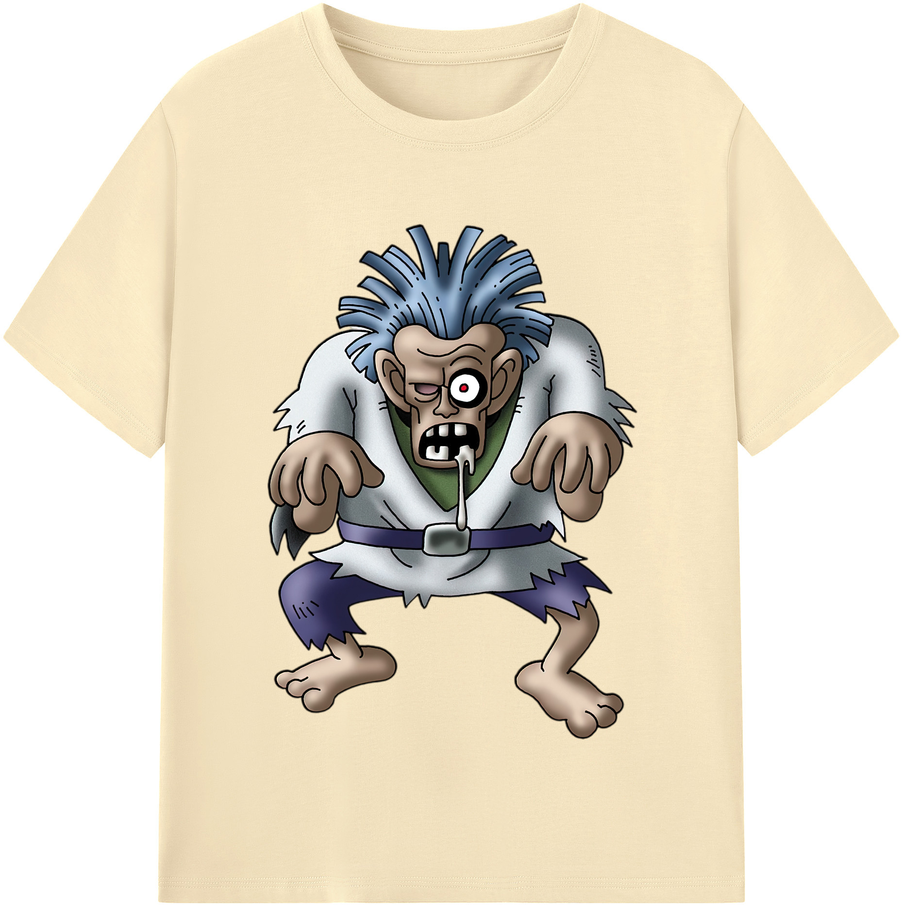 （画像用） ドラゴンクエスト Doragon Kuesuto Dragon Quest 綿100％半袖Tシャツ（フロントプリント）