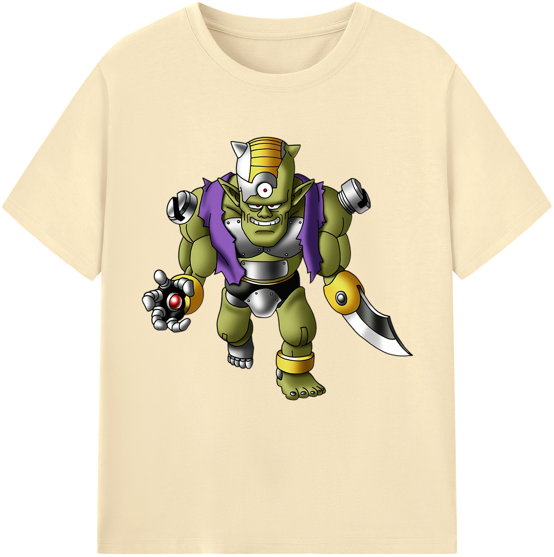 （画像用） ドラゴンクエスト Doragon Kuesuto Dragon Quest 綿100％半袖Tシャツ（フロントプリント）